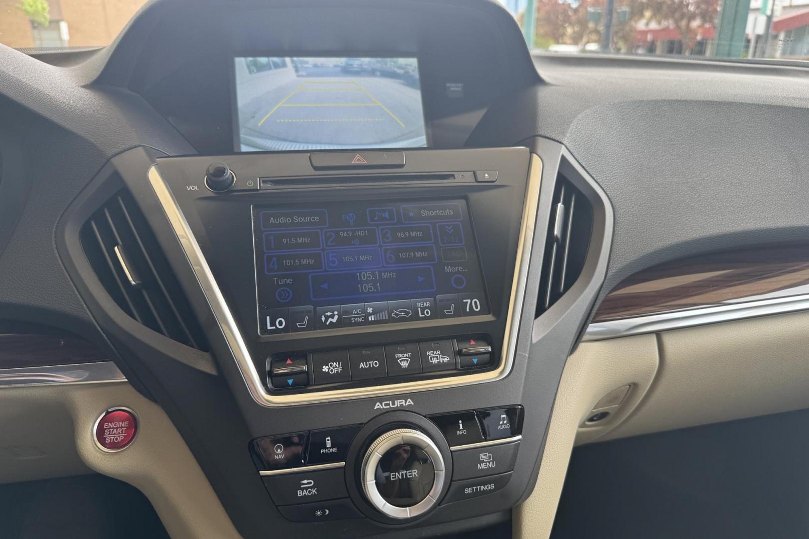 2015 White /Oak Acura MDX Tech (5FRYD4H49FB) with an V6 3.5 Liter engine, Automatic 6 Speed transmission, located at 2304 W. Main St., Boise, ID, 83702, (208) 342-7777, 43.622105, -116.218658 - New Tires! Well Maintained And Clean! - Photo#4