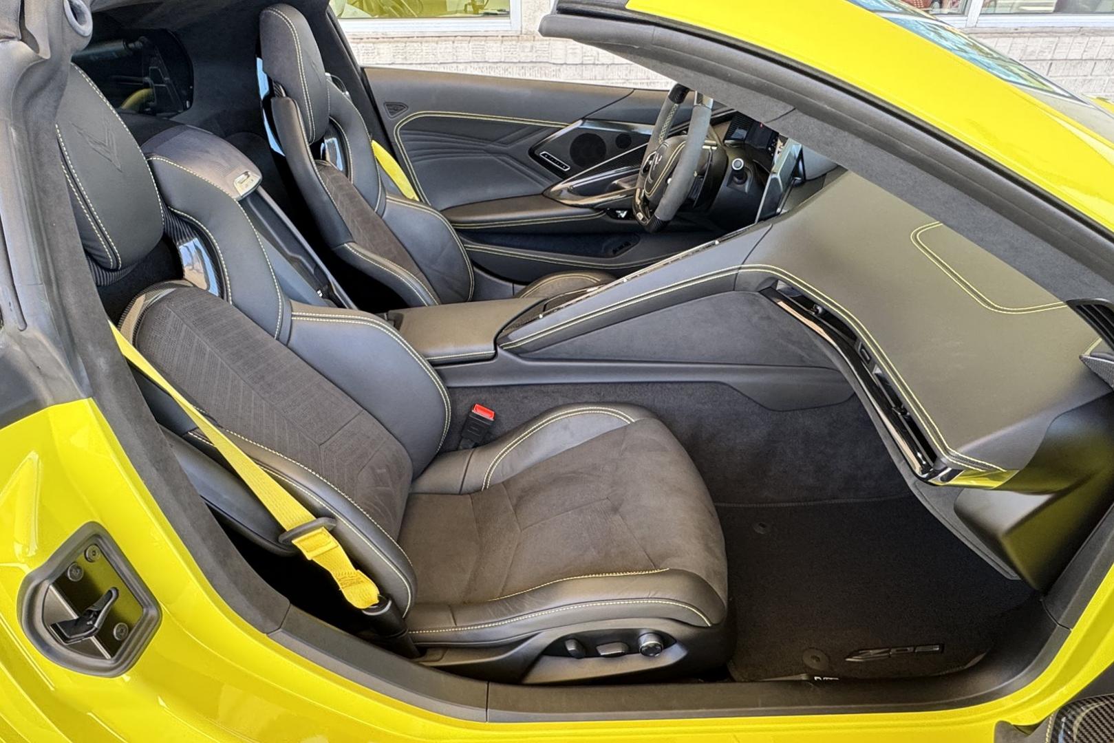 2024 Accelerate Yellow /Jet Black Chevrolet Corvette Stingray Z/06 3LZ (1G1YF2D32R5) with an V8 5.5 Liter engine, Automatic 8 Speed transmission, located at 2304 W. Main St., Boise, ID, 83702, (208) 342-7777, 43.622105, -116.218658 - 670-HP Mid Engine Road Rocket! - Photo#14