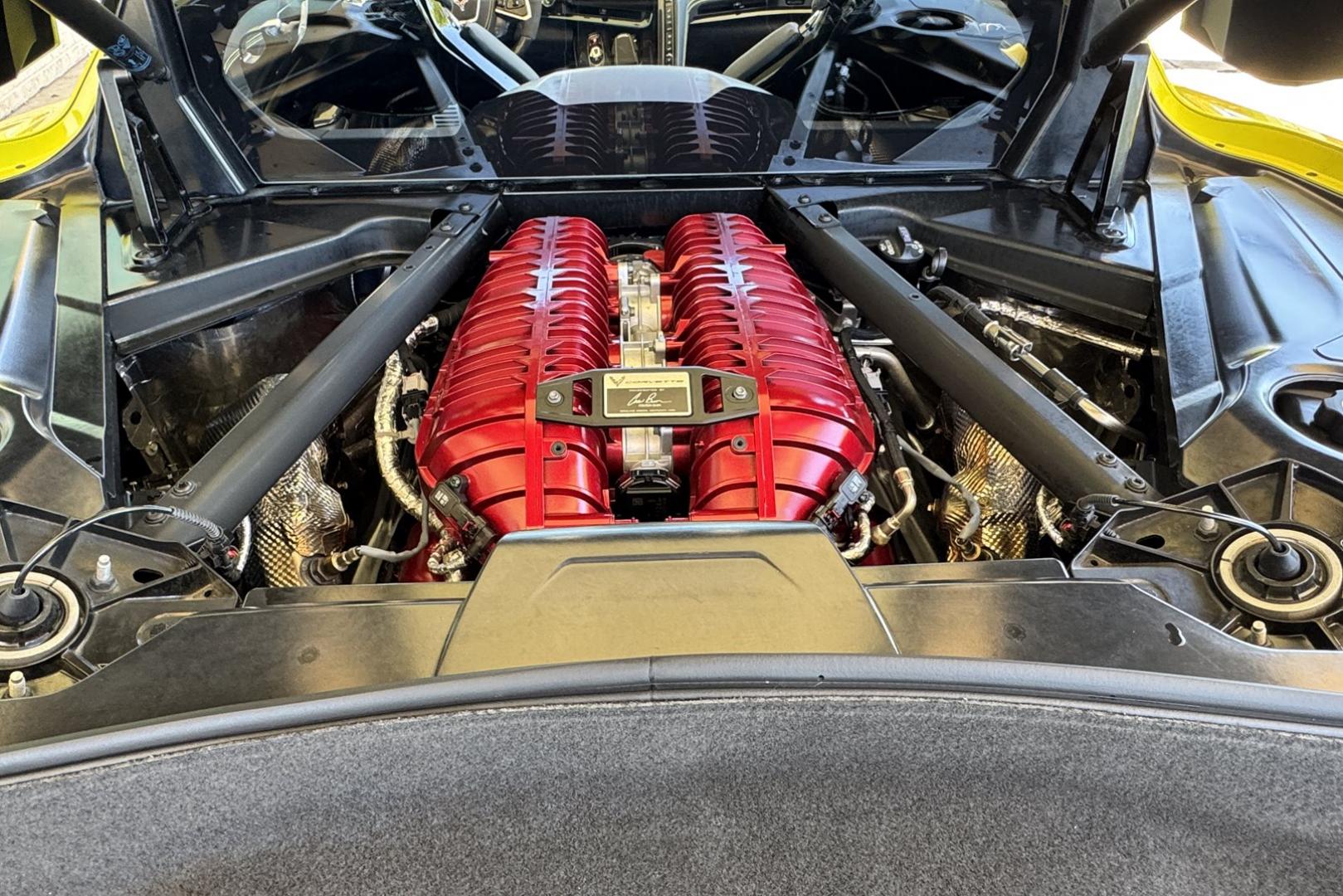 2024 Accelerate Yellow /Jet Black Chevrolet Corvette Stingray Z/06 3LZ (1G1YF2D32R5) with an V8 5.5 Liter engine, Automatic 8 Speed transmission, located at 2304 W. Main St., Boise, ID, 83702, (208) 342-7777, 43.622105, -116.218658 - 670-HP Mid Engine Road Rocket! - Photo#18
