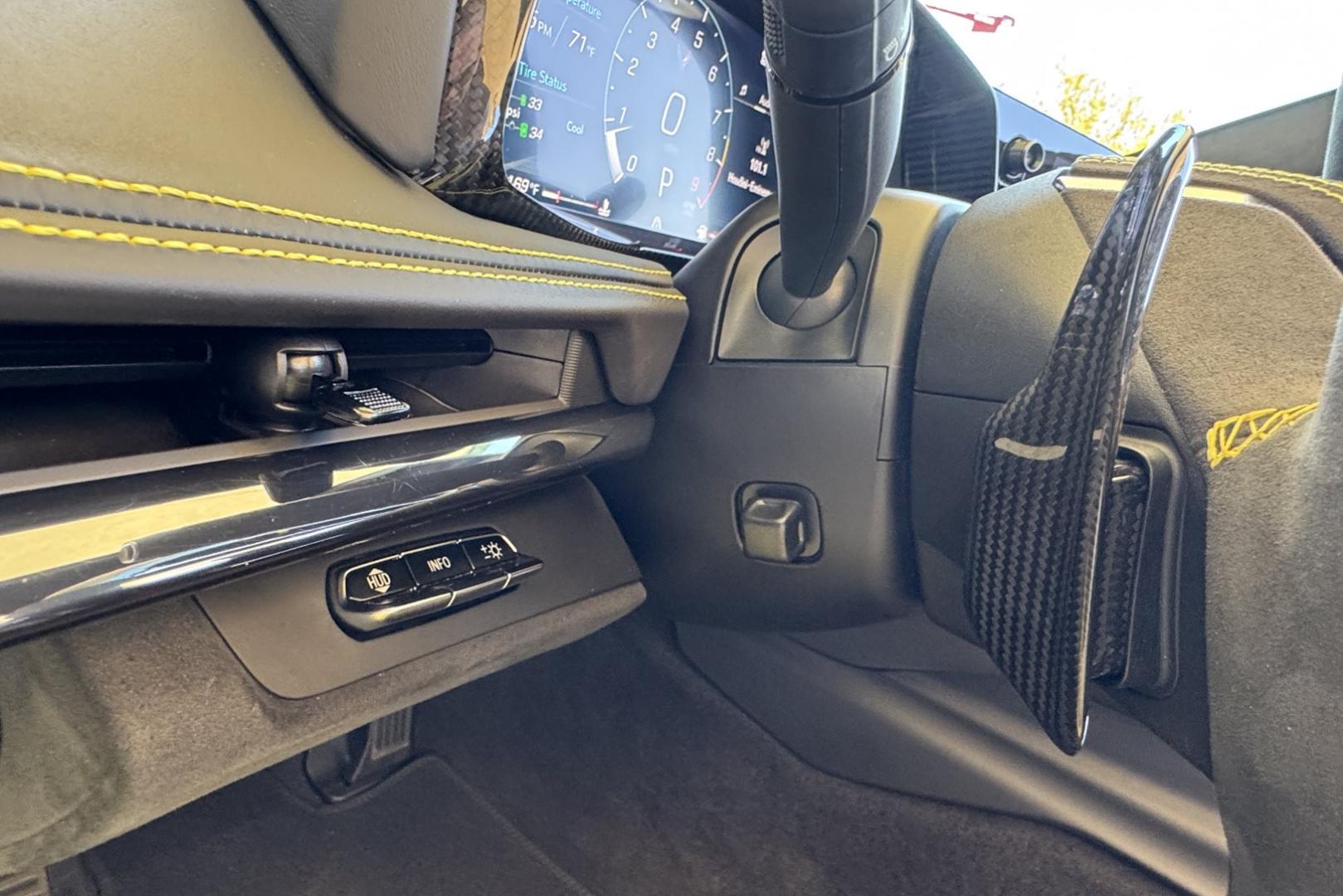 2024 Accelerate Yellow /Jet Black Chevrolet Corvette Stingray Z/06 3LZ (1G1YF2D32R5) with an V8 5.5 Liter engine, Automatic 8 Speed transmission, located at 2304 W. Main St., Boise, ID, 83702, (208) 342-7777, 43.622105, -116.218658 - 670-HP Mid Engine Road Rocket! - Photo#23