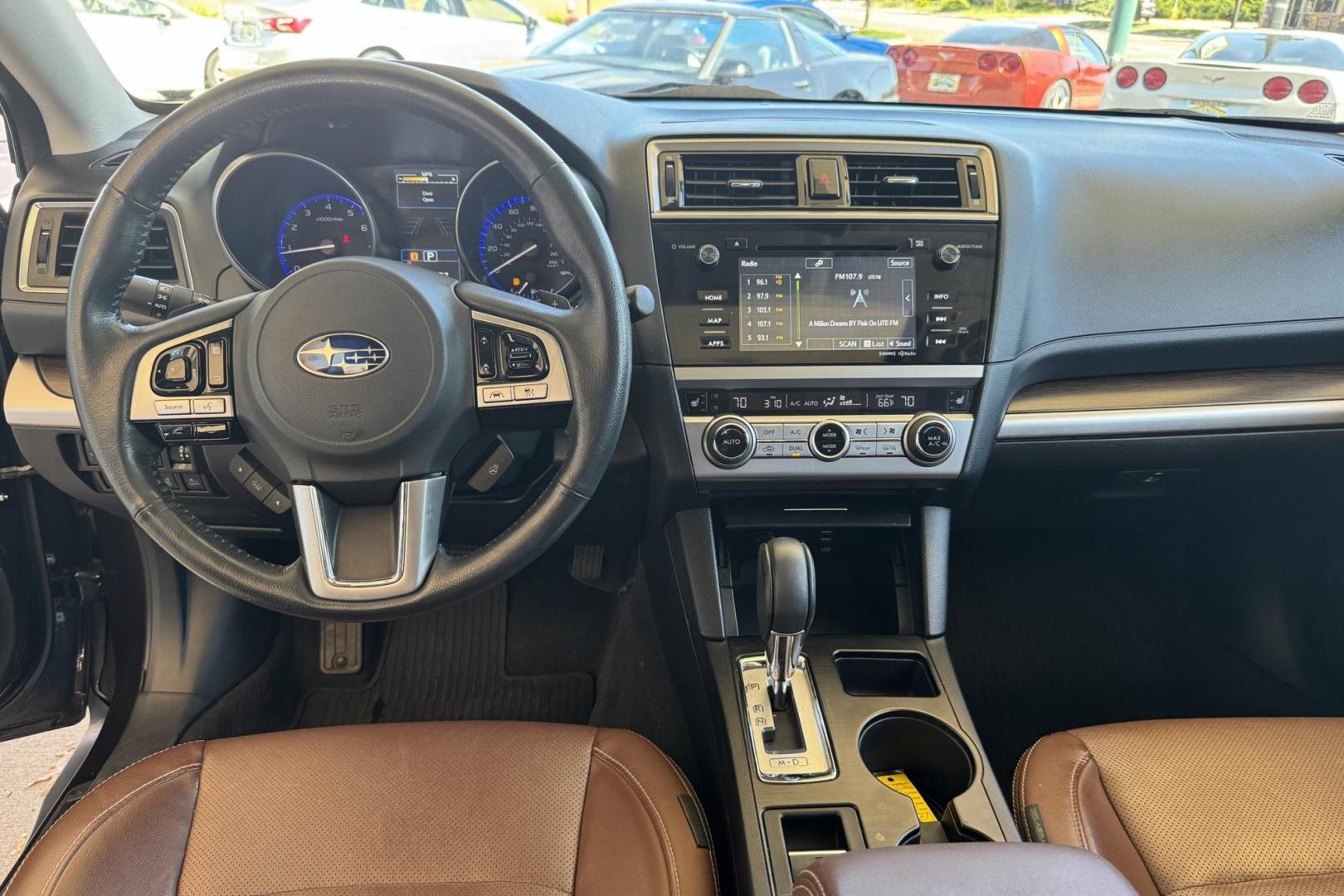 2017 Dark Mahogany Pearl /Havana Brown Subaru Outback Touring (4S4BSATC0H3) with an H4 2.5 Liter engine, Automatic transmission, located at 2304 W. Main St., Boise, ID, 83702, (208) 342-7777, 43.622105, -116.218658 - Highly Optioned Touring Trim! - Photo#13