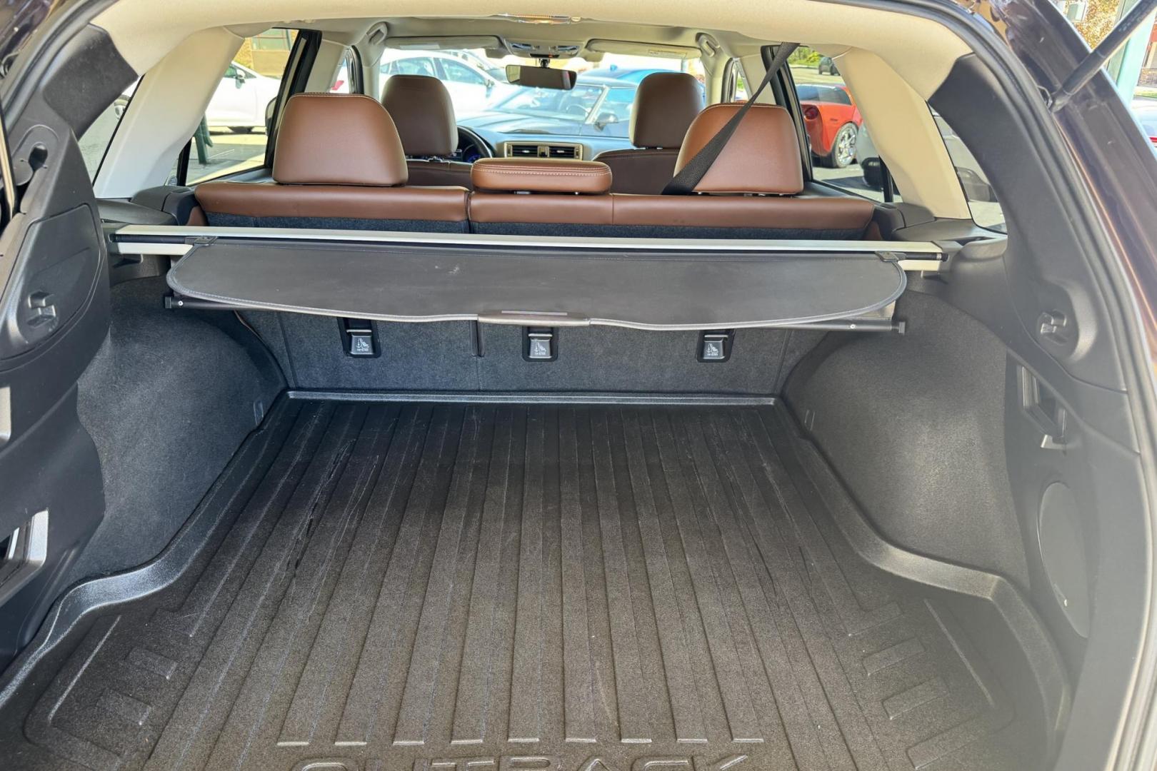 2017 Dark Mahogany Pearl /Havana Brown Subaru Outback Touring (4S4BSATC0H3) with an H4 2.5 Liter engine, Automatic transmission, located at 2304 W. Main St., Boise, ID, 83702, (208) 342-7777, 43.622105, -116.218658 - Highly Optioned Touring Trim! - Photo#20