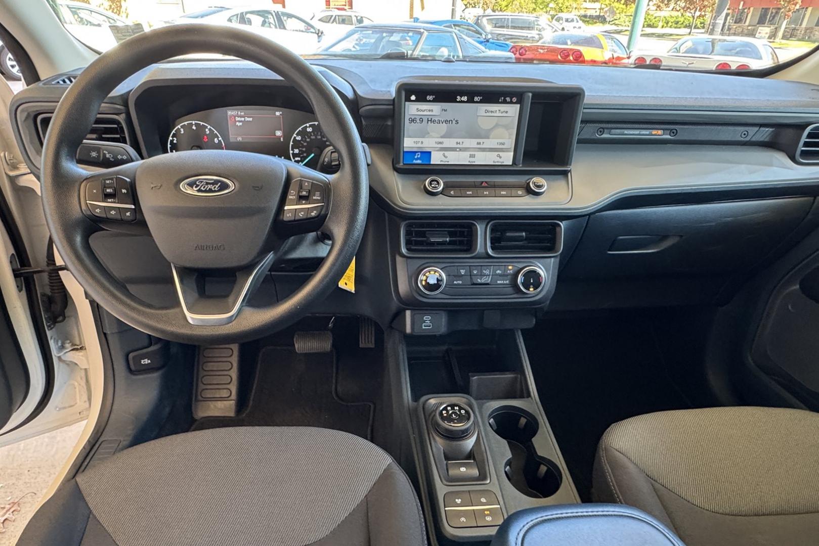 2023 Oxford White /Black Ford Maverick XL (3FTTW8E95PR) with an 4 Cyl 2.0 Liter Turbo engine, Automatic 8 Speed transmission, located at 2304 W. Main St., Boise, ID, 83702, (208) 342-7777, 43.622105, -116.218658 - Great Fuel Economy With Truck Functionality! - Photo#13