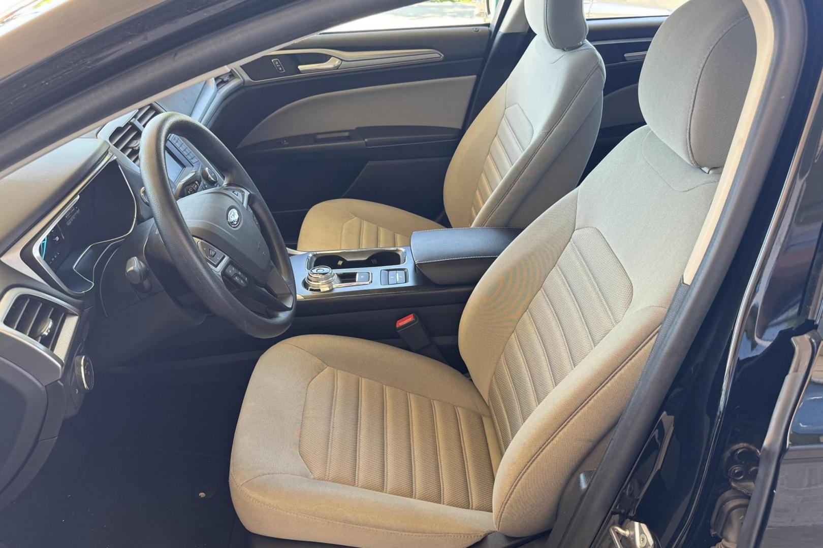 2018 Black /Tan Ford Fusion (3FA6P0UU8JR) with an 4 Cyl 2.0 Liter Hybrid engine, Automatic transmission, located at 2304 W. Main St., Boise, ID, 83702, (208) 342-7777, 43.622105, -116.218658 - Great Fuel Economy! Great Value! - Photo#6