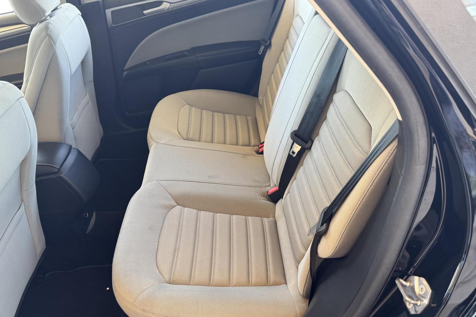 2018 Black /Tan Ford Fusion (3FA6P0UU8JR) with an 4 Cyl 2.0 Liter Hybrid engine, Automatic transmission, located at 2304 W. Main St., Boise, ID, 83702, (208) 342-7777, 43.622105, -116.218658 - Great Fuel Economy! Great Value! - Photo#7