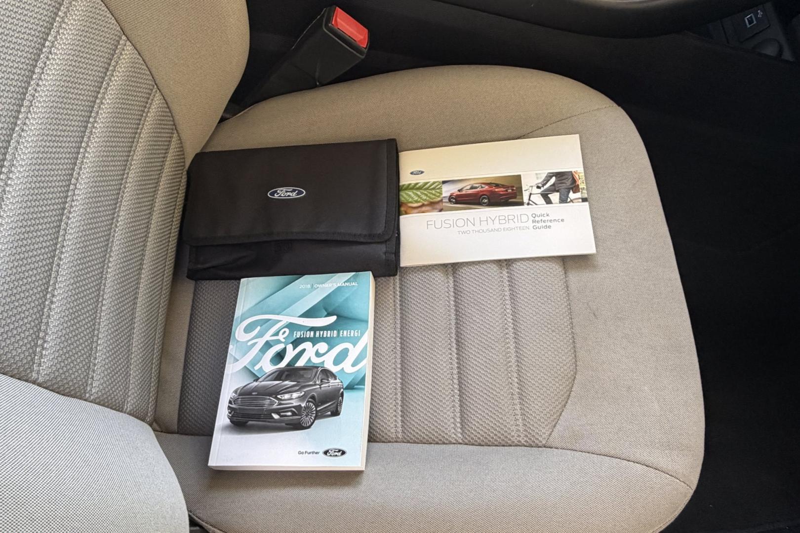 2018 Black /Gray Ford Fusion (3FA6P0UU8JR) with an 4 Cyl 2.0 Liter Hybrid engine, Automatic transmission, located at 2304 W. Main St., Boise, ID, 83702, (208) 342-7777, 43.622105, -116.218658 - Great Fuel Economy! Great Value!- Photo#16