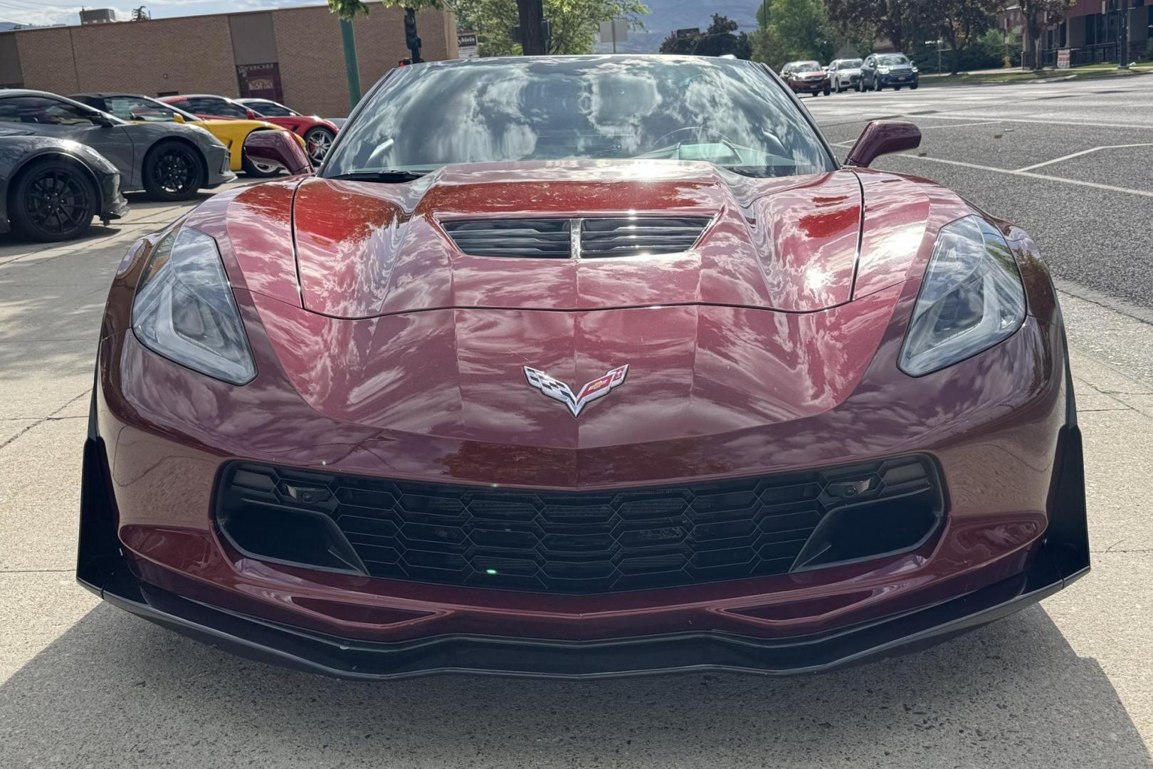 2016 Long Beach Red Metallic /Spice Red Chevrolet Corvette Stingray Z06 3LZ Z07 (1G1YU2D60G5) with an V8 6.2 Liter Supercharged engine, Automatic 8 Speed transmission, located at 2304 W. Main St., Boise, ID, 83702, (208) 342-7777, 43.622105, -116.218658 - Exceptional Car! New Tires! Breath Taking! - Photo#4