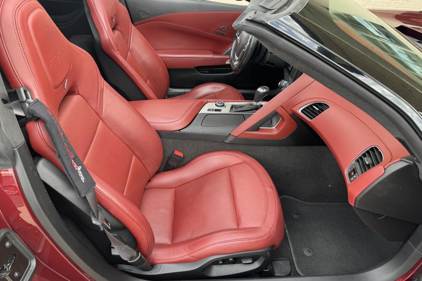 2016 Long Beach Red Metallic /Spice Red Chevrolet Corvette Stingray Z06 3LZ Z07 (1G1YU2D60G5) with an V8 6.2 Liter Supercharged engine, Automatic 8 Speed transmission, located at 2304 W. Main St., Boise, ID, 83702, (208) 342-7777, 43.622105, -116.218658 - Exceptional Car! New Tires! Breath Taking! - Photo#18