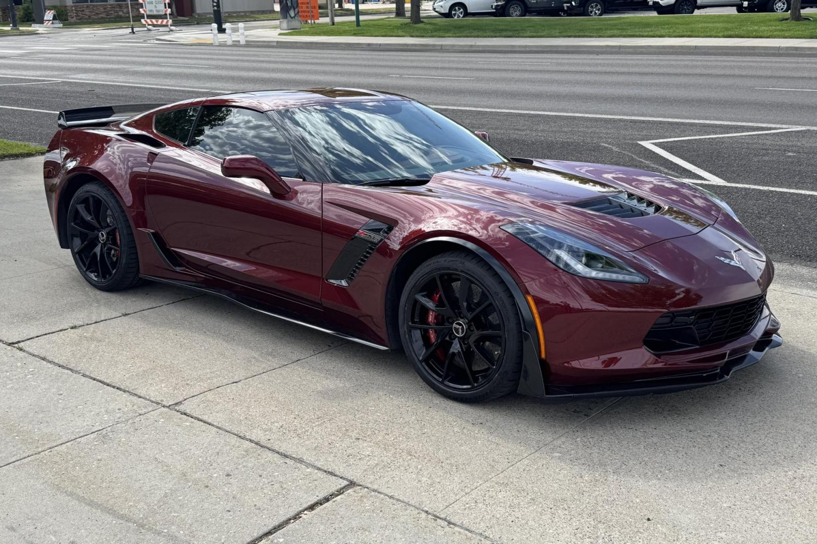 2016 Long Beach Red Metallic /Spice Red Chevrolet Corvette Stingray Z06 3LZ Z07 (1G1YU2D60G5) with an V8 6.2 Liter Supercharged engine, Automatic 8 Speed transmission, located at 2304 W. Main St., Boise, ID, 83702, (208) 342-7777, 43.622105, -116.218658 - Exceptional Car! New Tires! Breath Taking! - Photo#25