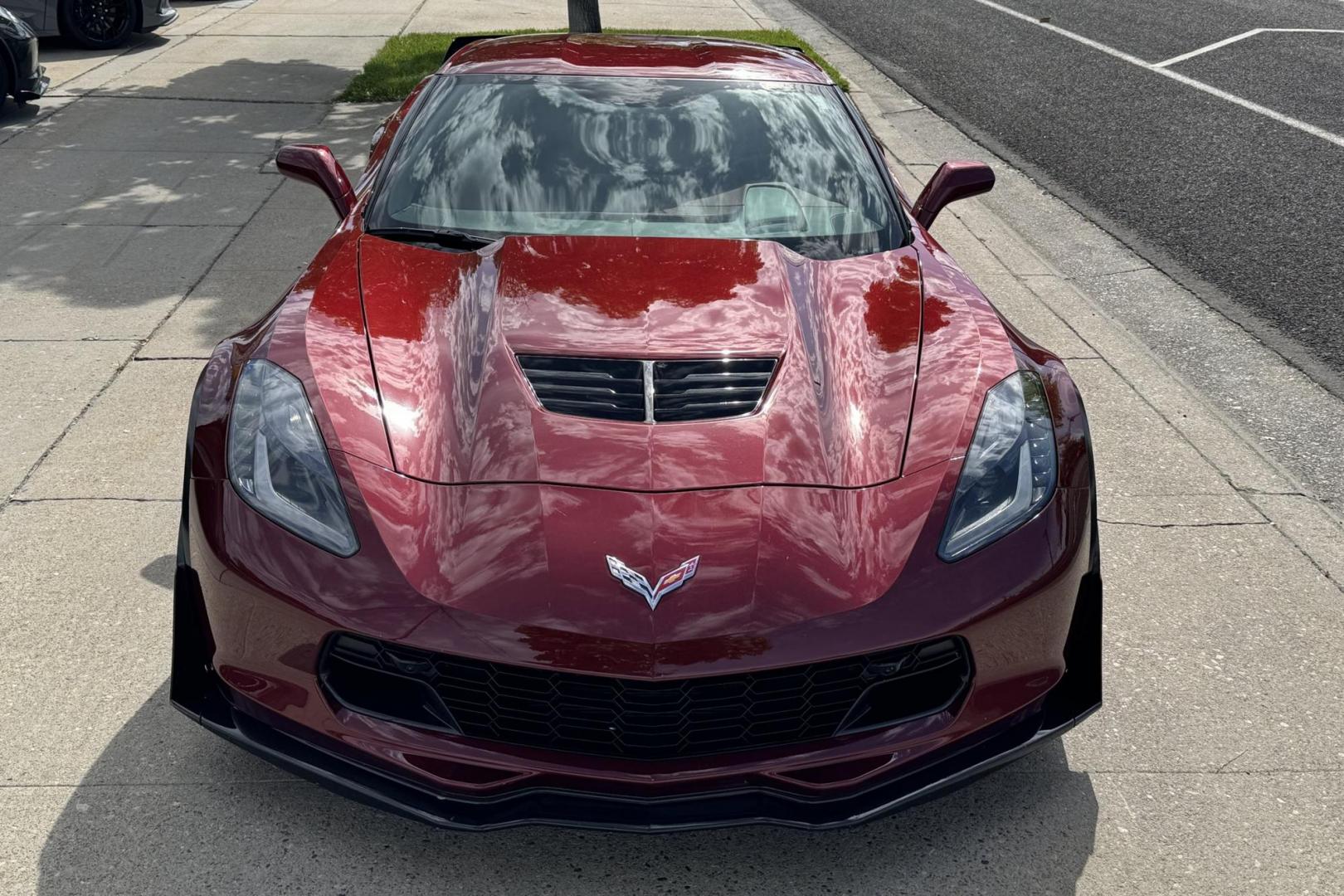 2016 Long Beach Red Metallic /Spice Red Chevrolet Corvette Stingray Z06 3LZ Z07 (1G1YU2D60G5) with an V8 6.2 Liter Supercharged engine, Automatic 8 Speed transmission, located at 2304 W. Main St., Boise, ID, 83702, (208) 342-7777, 43.622105, -116.218658 - Exceptional Car! New Tires! Breath Taking! - Photo#26
