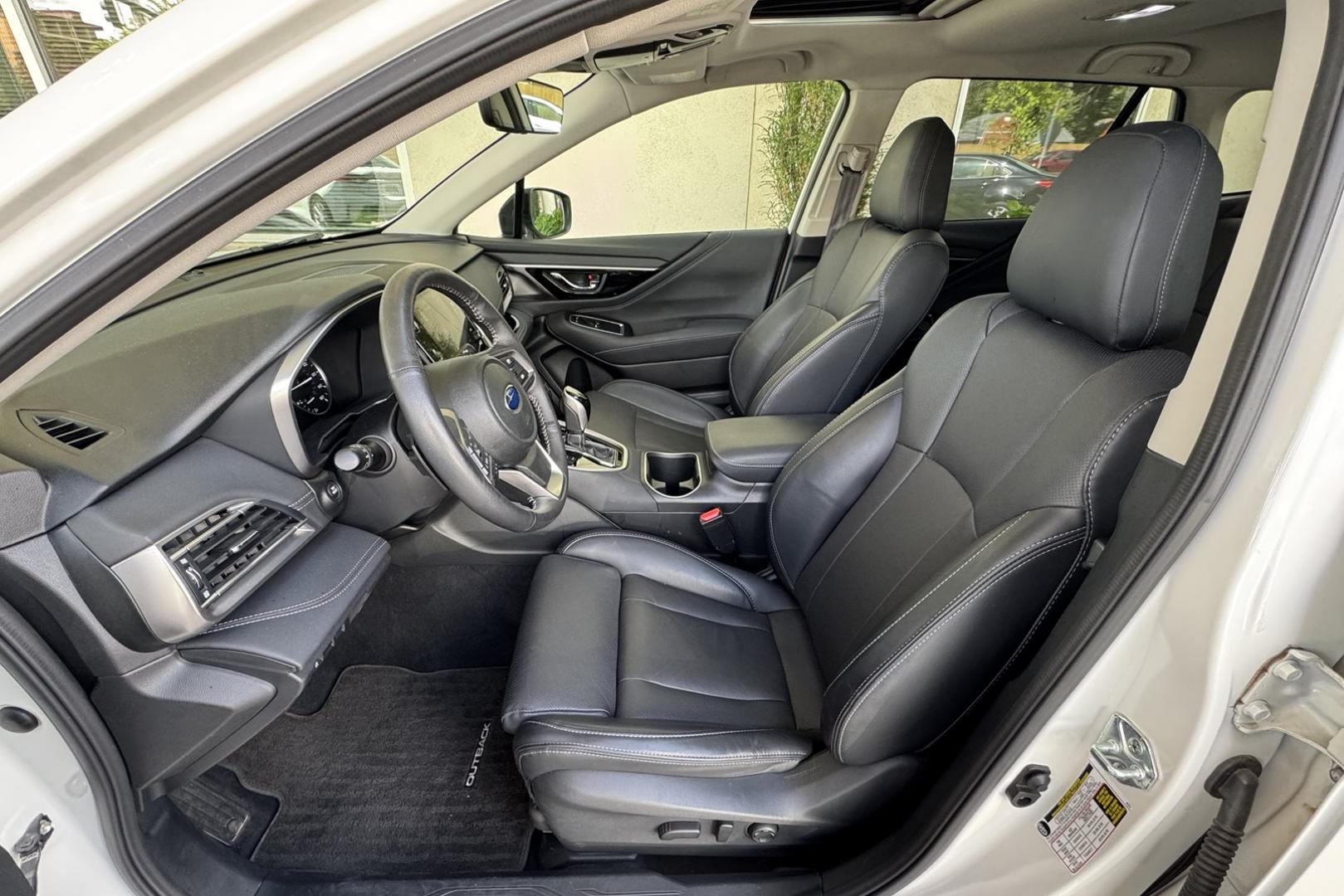 2024 White /Black Subaru Outback Limited (4S4BTANC2R3) with an H4 2.5 Liter engine, Automatic transmission, located at 2304 W. Main St., Boise, ID, 83702, (208) 342-7777, 43.622105, -116.218658 - Remaining Factory Warranty, A Lot Of Quality Safety Features! - Photo#7