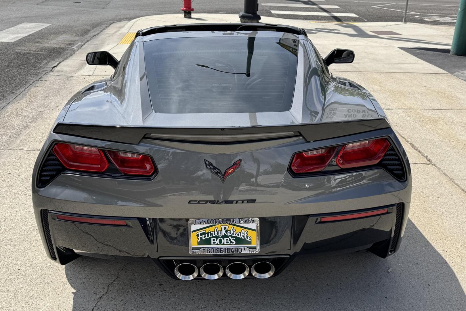 2015 Shark Gray Chevrolet Corvette Stingray 2LT Z51 (1G1YK2D7XF5) with an V8 6.2 Liter Supercharged engine, Automatic 8 Speed transmission, located at 2304 W. Main St., Boise, ID, 83702, (208) 342-7777, 43.622105, -116.218658 - Supercharged! Clean Low Mileage Stingray! - Photo#1