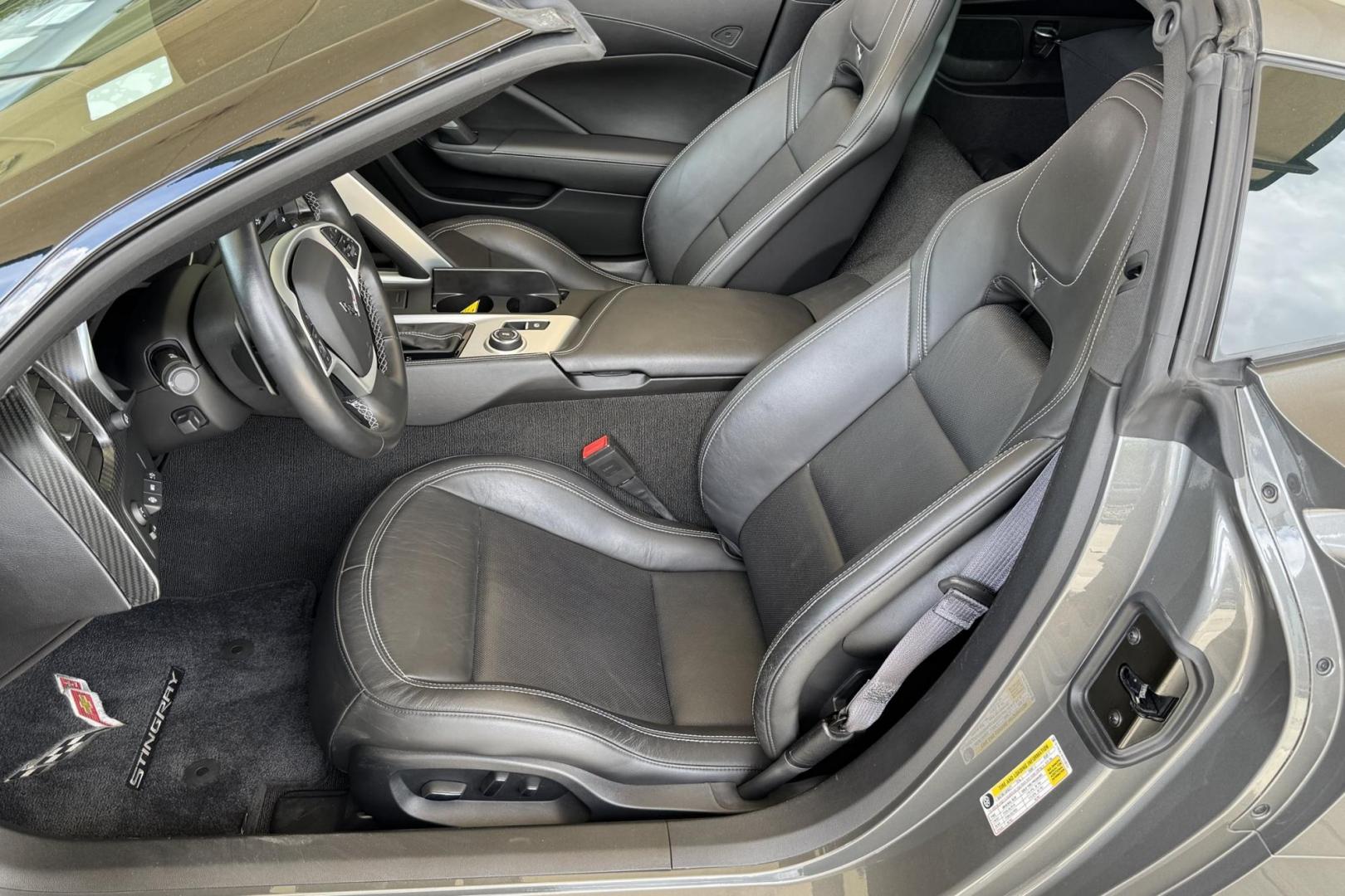 2015 Shark Gray Chevrolet Corvette Stingray 2LT Z51 (1G1YK2D7XF5) with an V8 6.2 Liter Supercharged engine, Automatic 8 Speed transmission, located at 2304 W. Main St., Boise, ID, 83702, (208) 342-7777, 43.622105, -116.218658 - Supercharged! Clean Low Mileage Stingray! - Photo#4