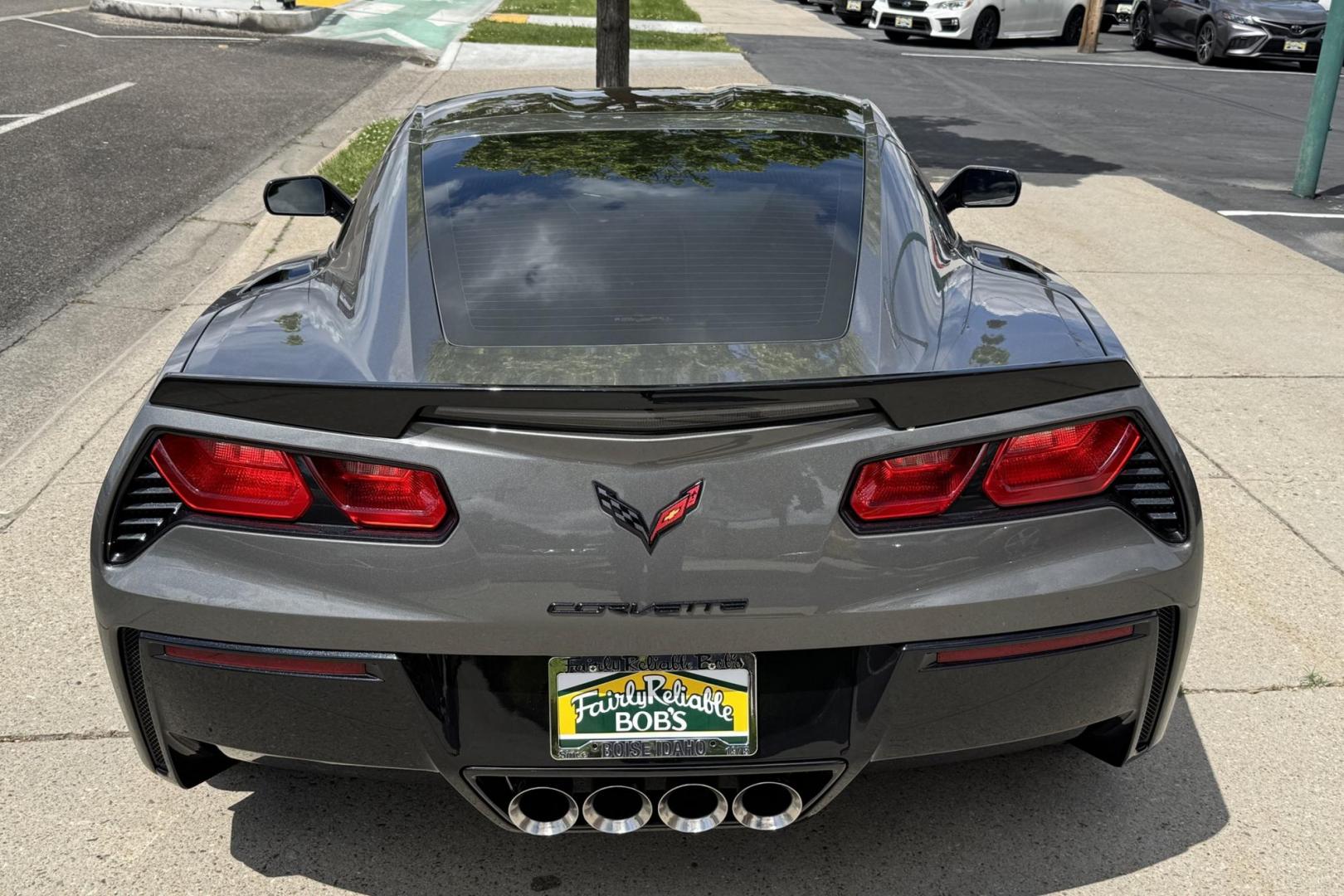 2015 Shark Gray Chevrolet Corvette Stingray 2LT Z51 (1G1YK2D7XF5) with an V8 6.2 Liter Supercharged engine, Automatic 8 Speed transmission, located at 2304 W. Main St., Boise, ID, 83702, (208) 342-7777, 43.622105, -116.218658 - Supercharged! Clean Low Mileage Stingray! - Photo#22