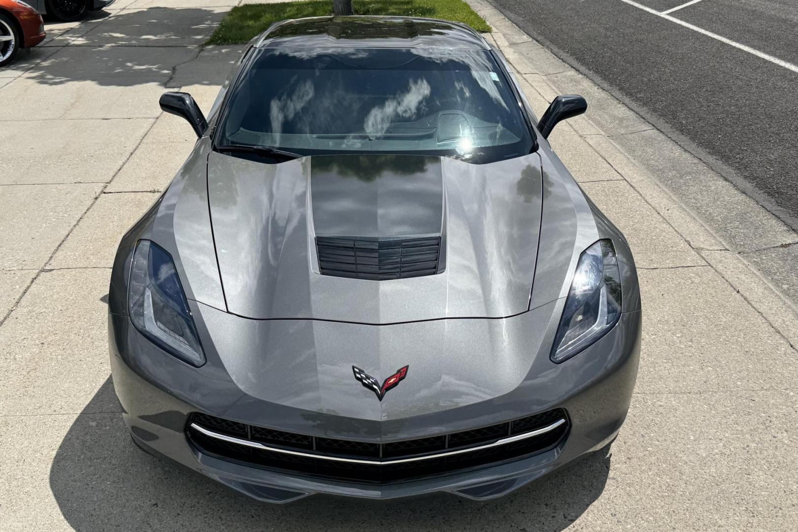 2015 Shark Gray Chevrolet Corvette Stingray 2LT Z51 (1G1YK2D7XF5) with an V8 6.2 Liter Supercharged engine, Automatic 8 Speed transmission, located at 2304 W. Main St., Boise, ID, 83702, (208) 342-7777, 43.622105, -116.218658 - Supercharged! Clean Low Mileage Stingray! - Photo#24
