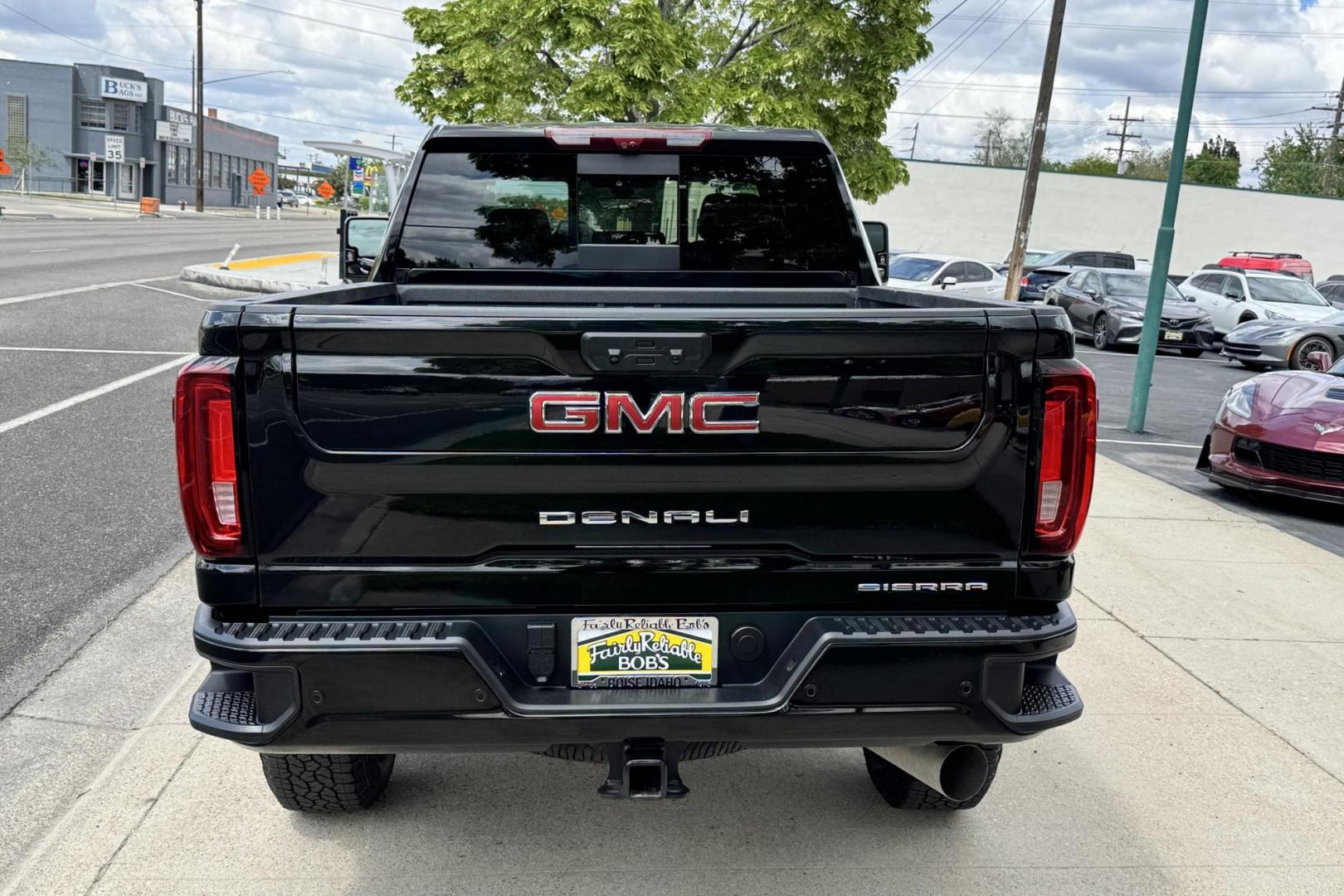 2023 Ebony Twilight Metallic /Jet Black GMC Sierra 3500HD Denali (1GT49WEY5PF) with an V8 6.6 Liter Turbo Duramax Diesel engine, Automatic 10 Speed Allison transmission, located at 2304 W. Main St., Boise, ID, 83702, (208) 342-7777, 43.622105, -116.218658 - Remaining Factory Warranty! This Truck is Nice! - Photo#1