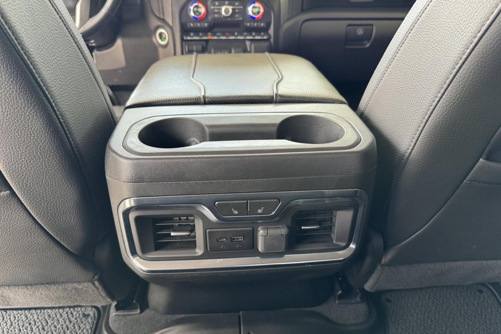 2023 Ebony Twilight Metallic /Jet Black GMC Sierra 3500HD Denali (1GT49WEY5PF) with an V8 6.6 Liter Turbo Duramax Diesel engine, Automatic 10 Speed Allison transmission, located at 2304 W. Main St., Boise, ID, 83702, (208) 342-7777, 43.622105, -116.218658 - Remaining Factory Warranty! This Truck is Nice! - Photo#22