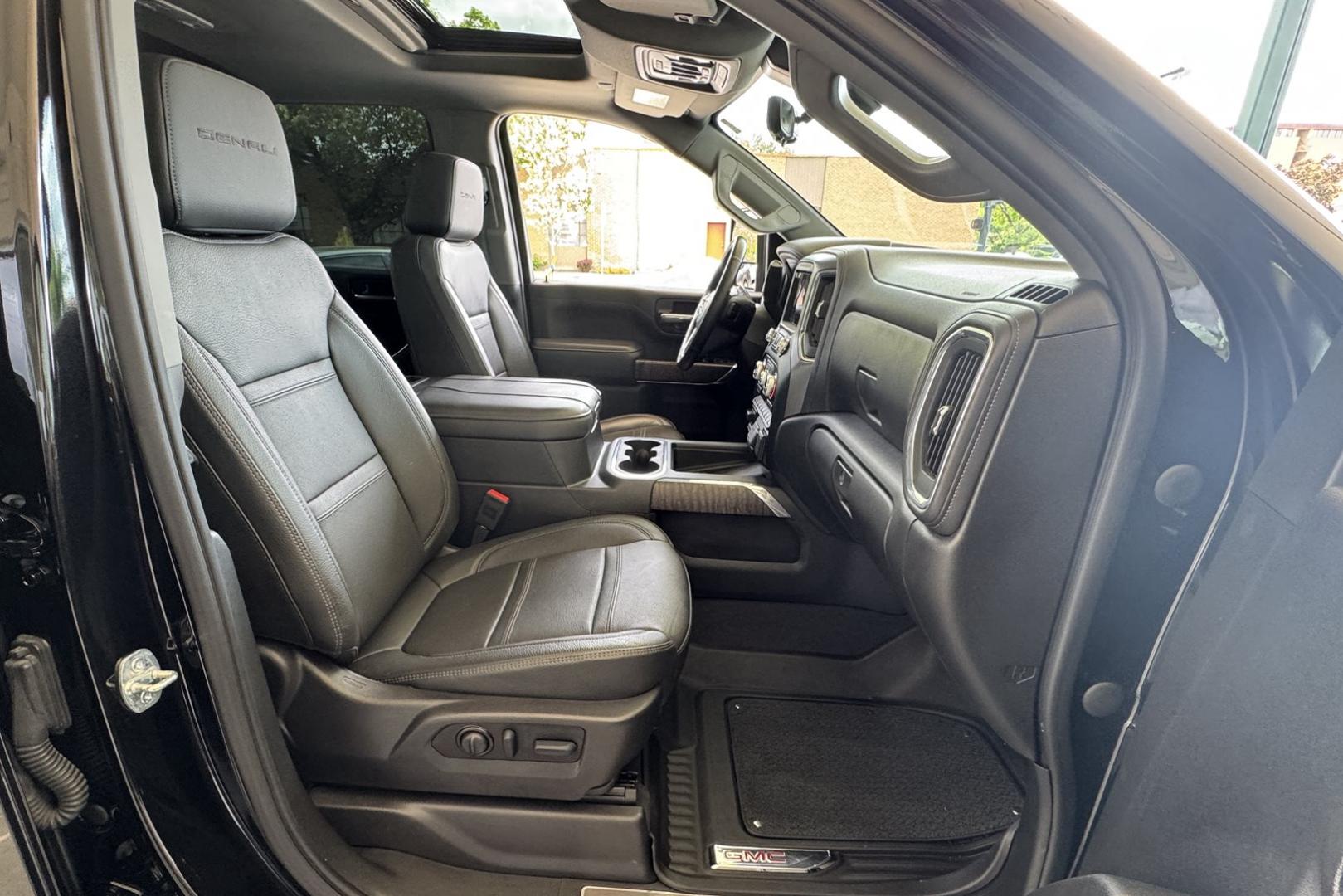 2023 Ebony Twilight Metallic /Jet Black GMC Sierra 3500HD Denali (1GT49WEY5PF) with an V8 6.6 Liter Turbo Duramax Diesel engine, Automatic 10 Speed Allison transmission, located at 2304 W. Main St., Boise, ID, 83702, (208) 342-7777, 43.622105, -116.218658 - Remaining Factory Warranty! This Truck is Nice! - Photo#28