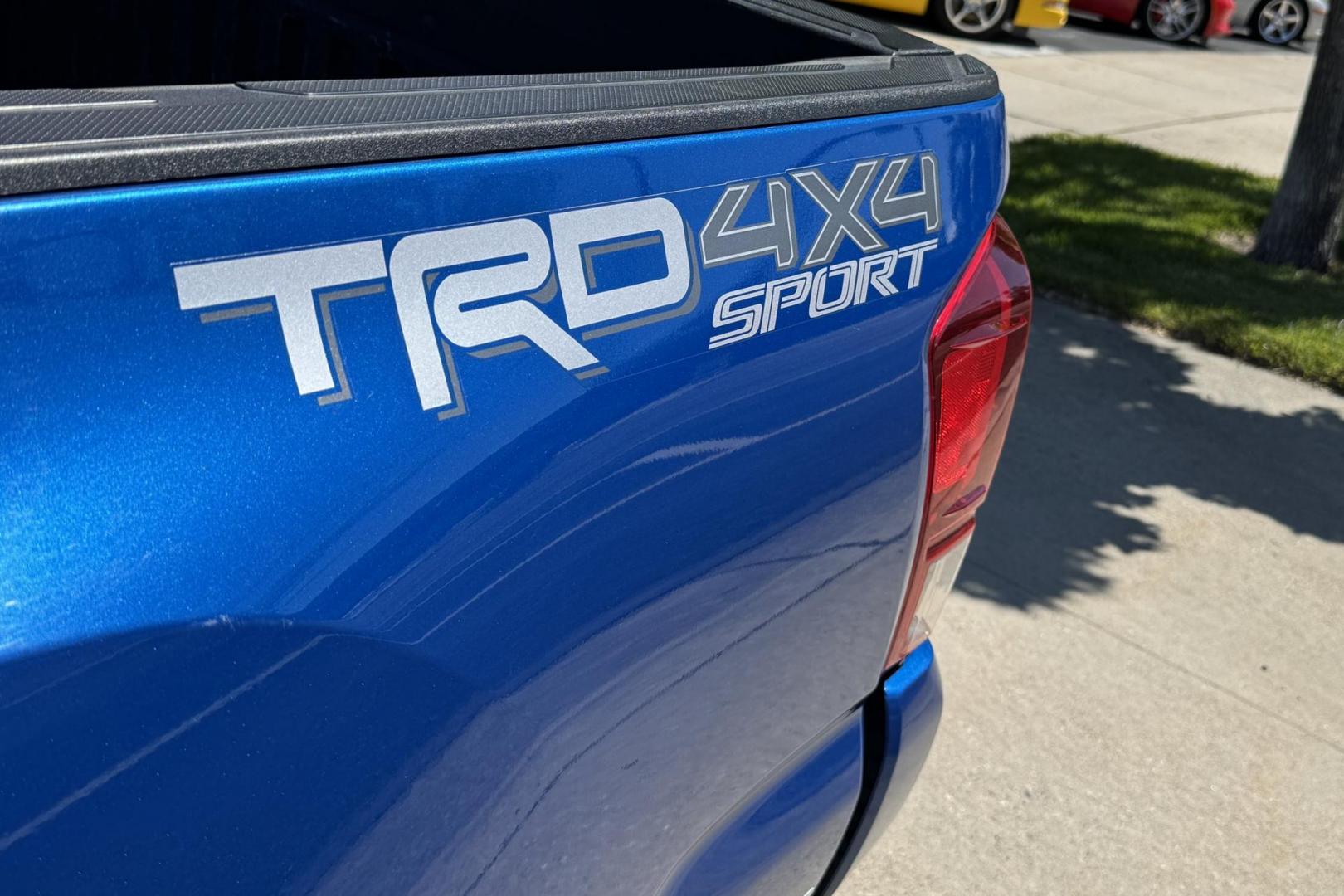 2017 Blazing Blue Pearl /Black Toyota Tacoma TRD Sport (5TFDZ5BN1HX) with an V6 3.5 Liter engine, Automatic 6 Speed transmission, located at 2304 W. Main St., Boise, ID, 83702, (208) 342-7777, 43.622105, -116.218658 - Rare Color! Clean Truck! - Photo#4
