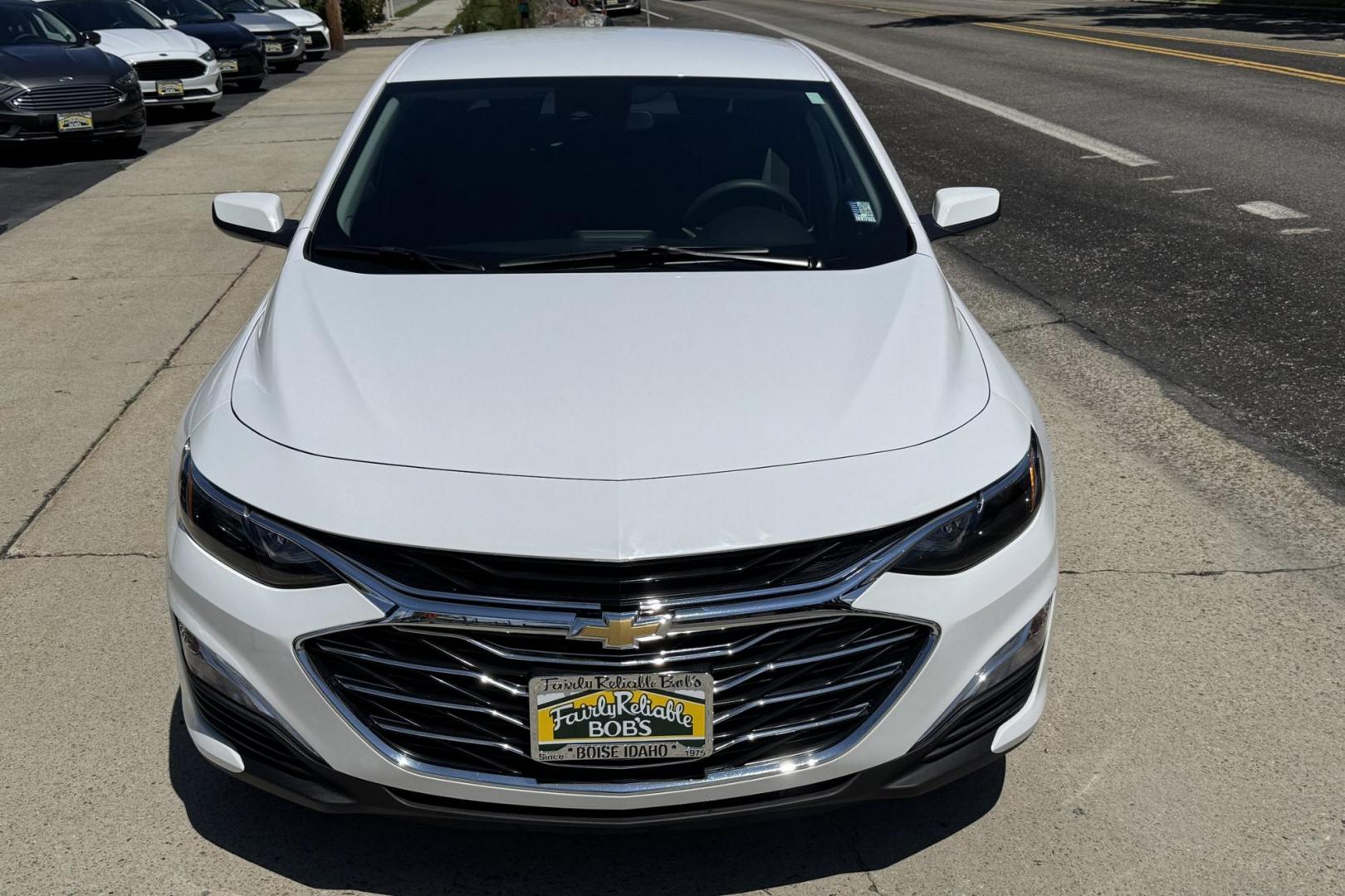 2020 Summit White /Black Chevrolet Malibu LS (1G1ZC5ST6LF) with an 4 Cyl 1.5 Liter Turbo engine, Automatic transmission, located at 2304 W. Main St., Boise, ID, 83702, (208) 342-7777, 43.622105, -116.218658 - Low Mileage! Room For Tall People Front And Rear! - Photo#3