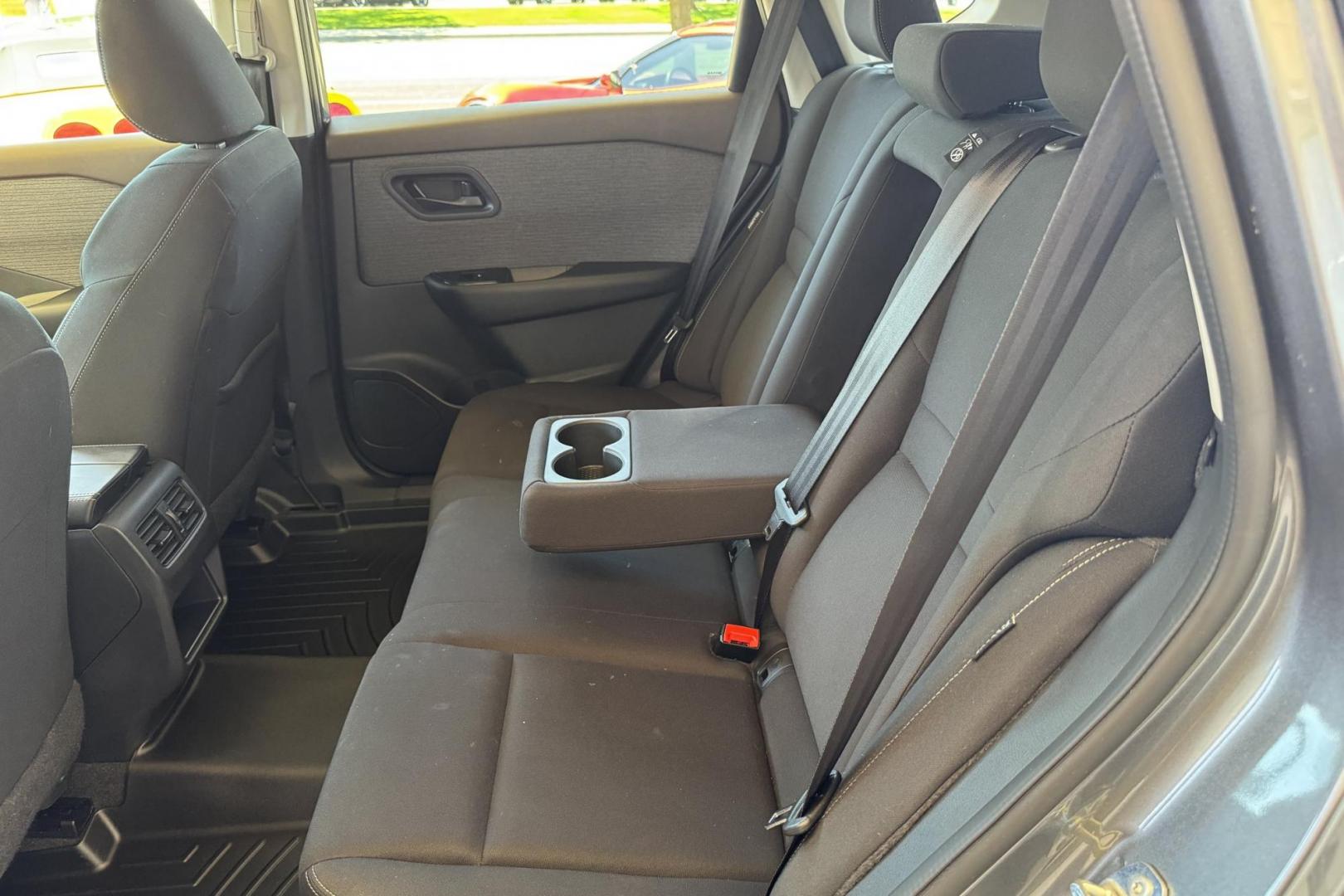 2023 Gray /Black Nissan Rogue S (5N1BT3AB4PC) with an 3 Cyl 1.5 Liter Turbo engine, Automatic transmission, located at 2304 W. Main St., Boise, ID, 83702, (208) 342-7777, 43.622105, -116.218658 - Remaining Factory Warranty! - Photo#8