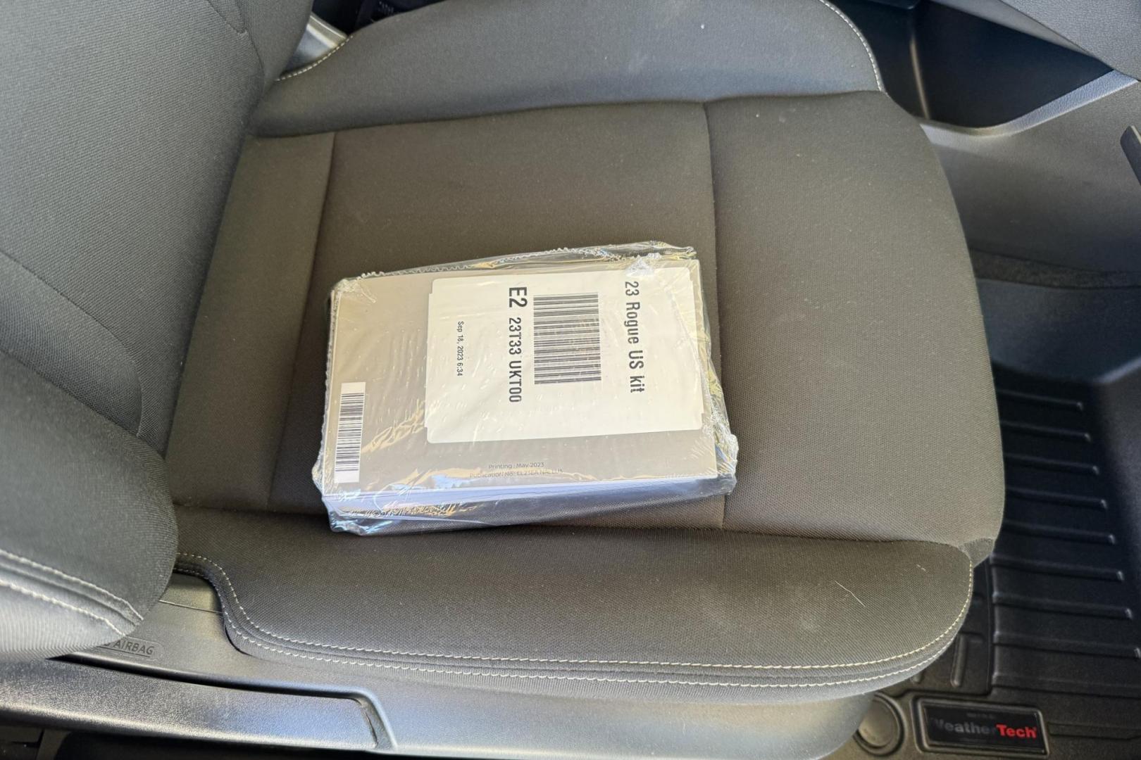 2023 Gray /Black Nissan Rogue S (5N1BT3AB4PC) with an 3 Cyl 1.5 Liter Turbo engine, Automatic transmission, located at 2304 W. Main St., Boise, ID, 83702, (208) 342-7777, 43.622105, -116.218658 - Remaining Factory Warranty! - Photo#16