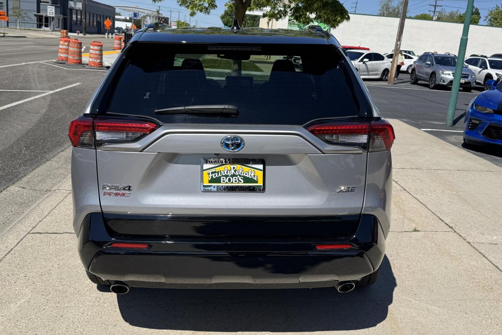 2021 Silver /Black Toyota RAV4 Prime XSE (JTMEB3FV3MD) with an 4 Cyl 2.5 Liter Hybrid engine, Automatic transmission, located at 2304 W. Main St., Boise, ID, 83702, (208) 342-7777, 43.622105, -116.218658 - RAV4 Prime! Ready To Go! - Photo#1