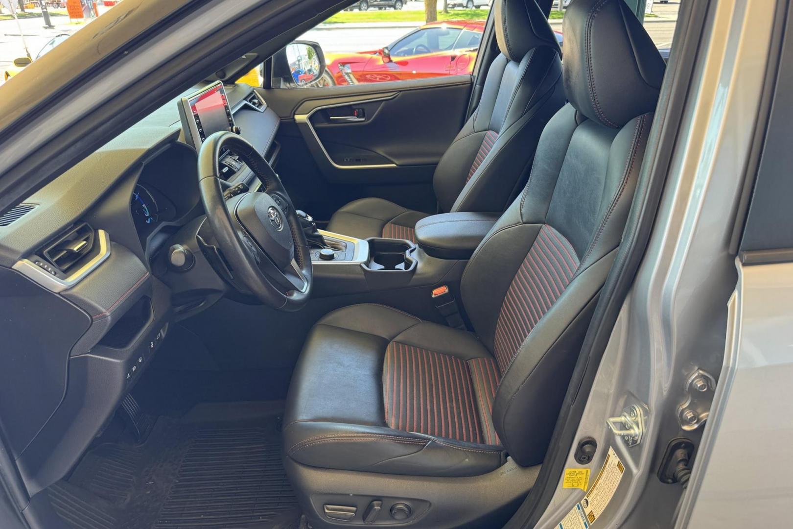2021 Silver /Black Toyota RAV4 Prime XSE (JTMEB3FV3MD) with an 4 Cyl 2.5 Liter Hybrid engine, Automatic transmission, located at 2304 W. Main St., Boise, ID, 83702, (208) 342-7777, 43.622105, -116.218658 - RAV4 Prime! Ready To Go! - Photo#8