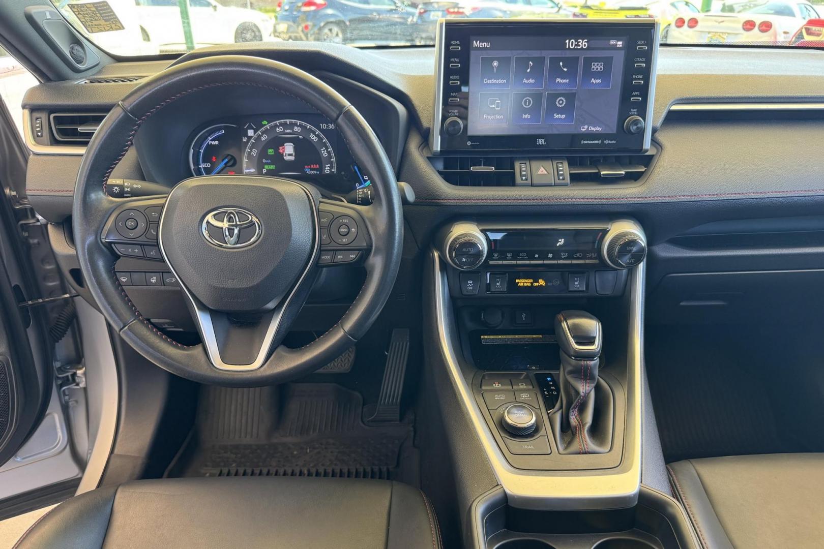 2021 Silver /Black Toyota RAV4 Prime XSE (JTMEB3FV3MD) with an 4 Cyl 2.5 Liter Hybrid engine, Automatic transmission, located at 2304 W. Main St., Boise, ID, 83702, (208) 342-7777, 43.622105, -116.218658 - RAV4 Prime! Ready To Go! - Photo#13