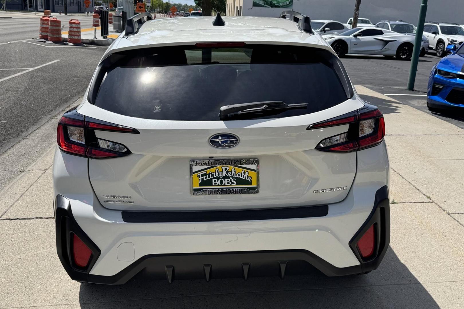 2024 White /Gray Subaru Crosstrek Premium (JF2GUADC6R8) with an H4 2.0 Liter engine, Automatic transmission, located at 2304 W. Main St., Boise, ID, 83702, (208) 342-7777, 43.622105, -116.218658 - Low Mileage! A Lot Of Remaining Factory Warranty! - Photo#1