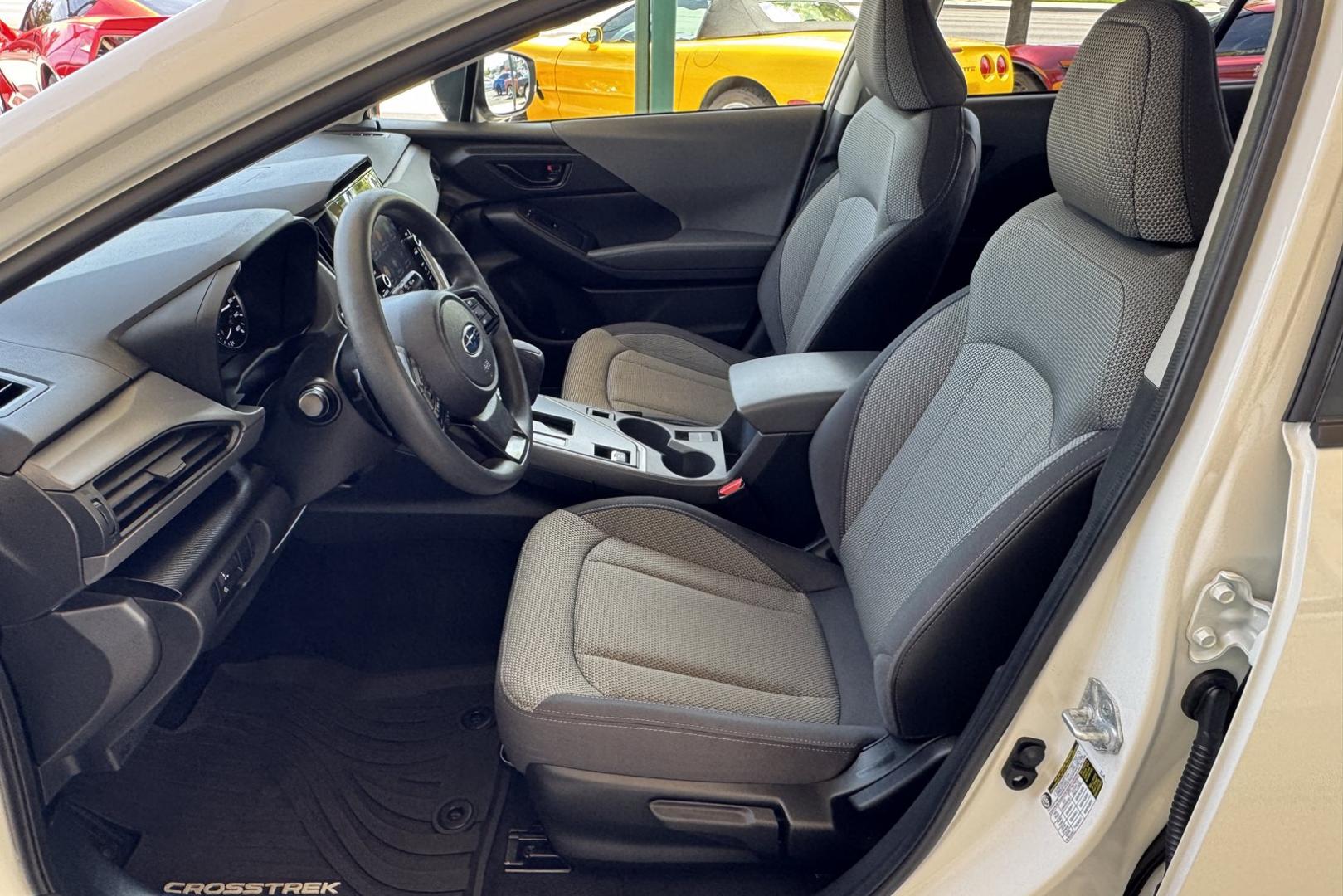 2024 White /Gray Subaru Crosstrek Premium (JF2GUADC6R8) with an H4 2.0 Liter engine, Automatic transmission, located at 2304 W. Main St., Boise, ID, 83702, (208) 342-7777, 43.622105, -116.218658 - Low Mileage! A Lot Of Remaining Factory Warranty! - Photo#11