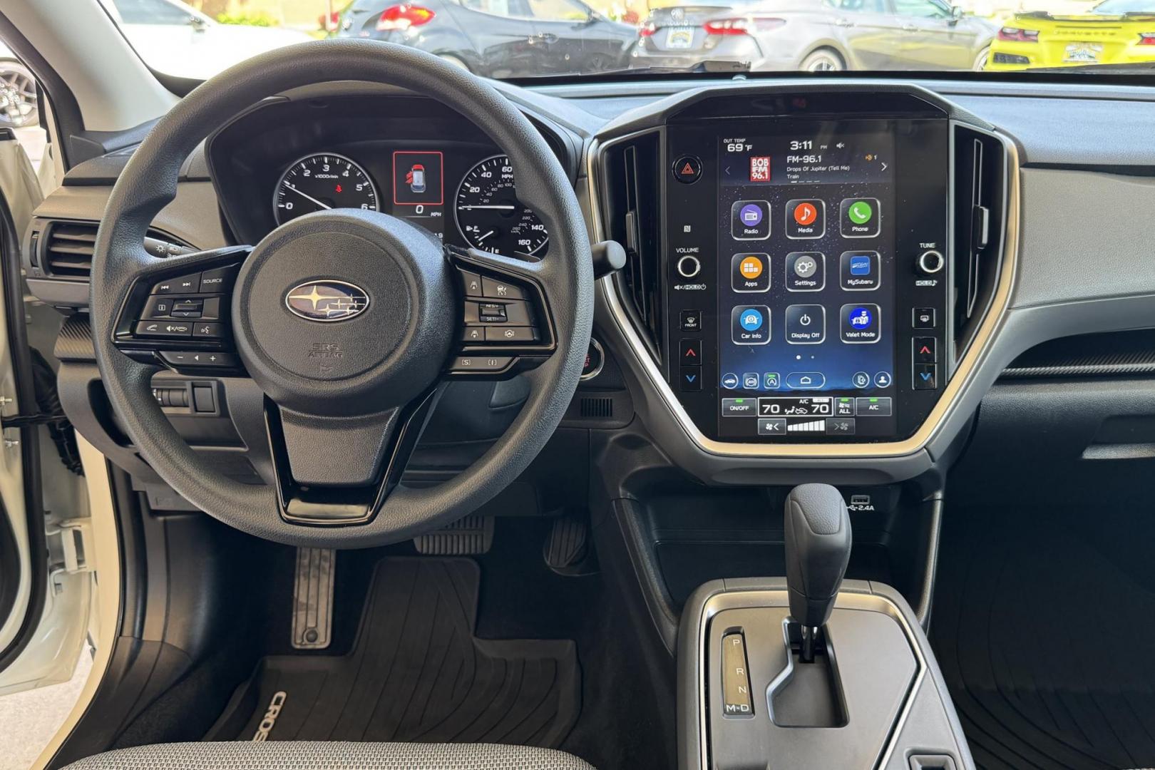 2024 White /Gray Subaru Crosstrek Premium (JF2GUADC6R8) with an H4 2.0 Liter engine, Automatic transmission, located at 2304 W. Main St., Boise, ID, 83702, (208) 342-7777, 43.622105, -116.218658 - Low Mileage! A Lot Of Remaining Factory Warranty! - Photo#12