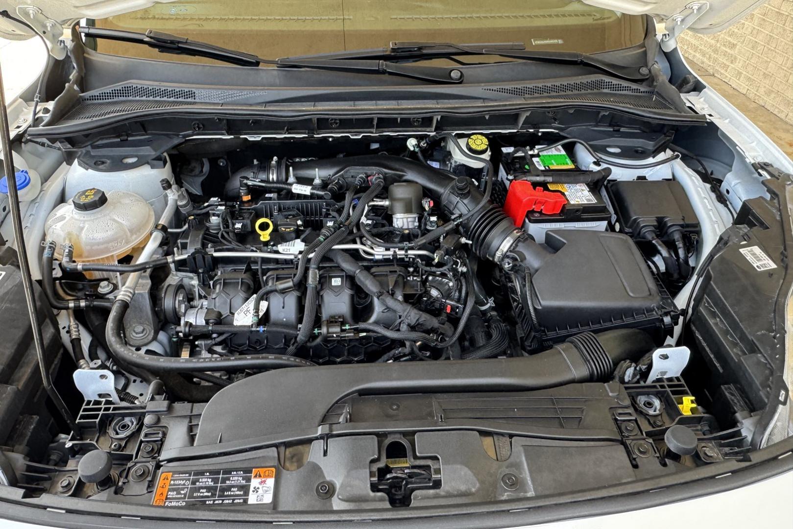 2021 White /Tan/Black Ford Escape Titanium (1FMCU9J92MU) with an 4 Cyl 2.0 Liter Turbo engine, Automatic 8 Speed transmission, located at 2304 W. Main St., Boise, ID, 83702, (208) 342-7777, 43.622105, -116.218658 - New Tires! Great Fuel Economy! Loaded With Safety Features - Photo#13