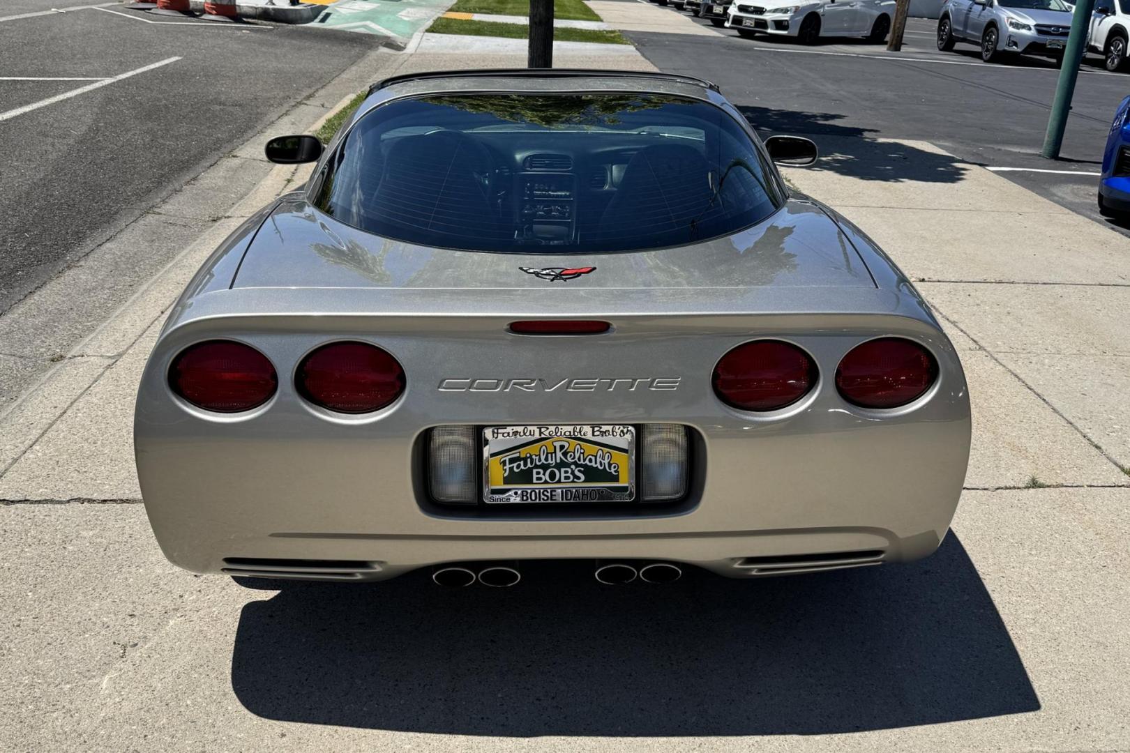 2001 Pewter /Red/Black Chevrolet Corvette Coupe (1G1YY22G315) with an V8 5.7 Lter engine, Automatic transmission, located at 2304 W. Main St., Boise, ID, 83702, (208) 342-7777, 43.622105, -116.218658 - New Tires! Low Mileage! Ready To Play! - Photo#1