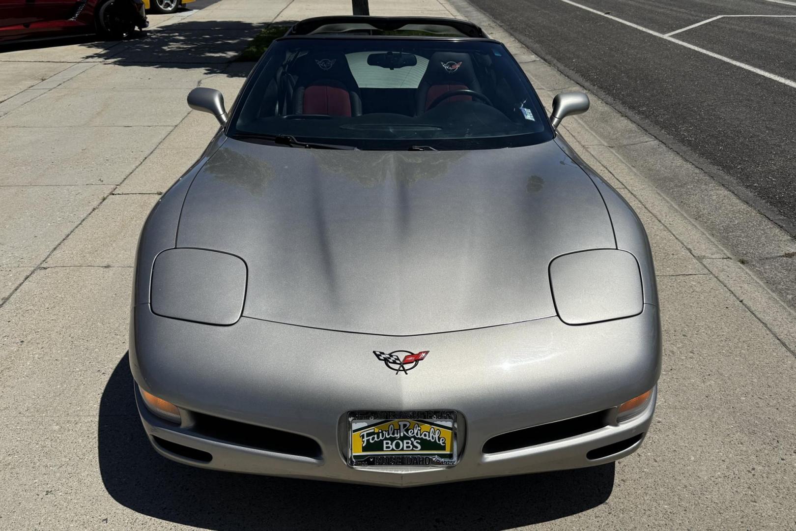 2001 Pewter /Red/Black Chevrolet Corvette Coupe (1G1YY22G315) with an V8 5.7 Lter engine, Automatic transmission, located at 2304 W. Main St., Boise, ID, 83702, (208) 342-7777, 43.622105, -116.218658 - New Tires! Low Mileage! Ready To Play! - Photo#3