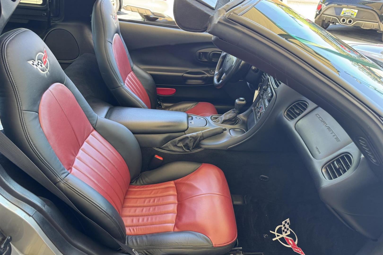 2001 Pewter /Red/Black Chevrolet Corvette Coupe (1G1YY22G315) with an V8 5.7 Lter engine, Automatic transmission, located at 2304 W. Main St., Boise, ID, 83702, (208) 342-7777, 43.622105, -116.218658 - New Tires! Low Mileage! Ready To Play! - Photo#10