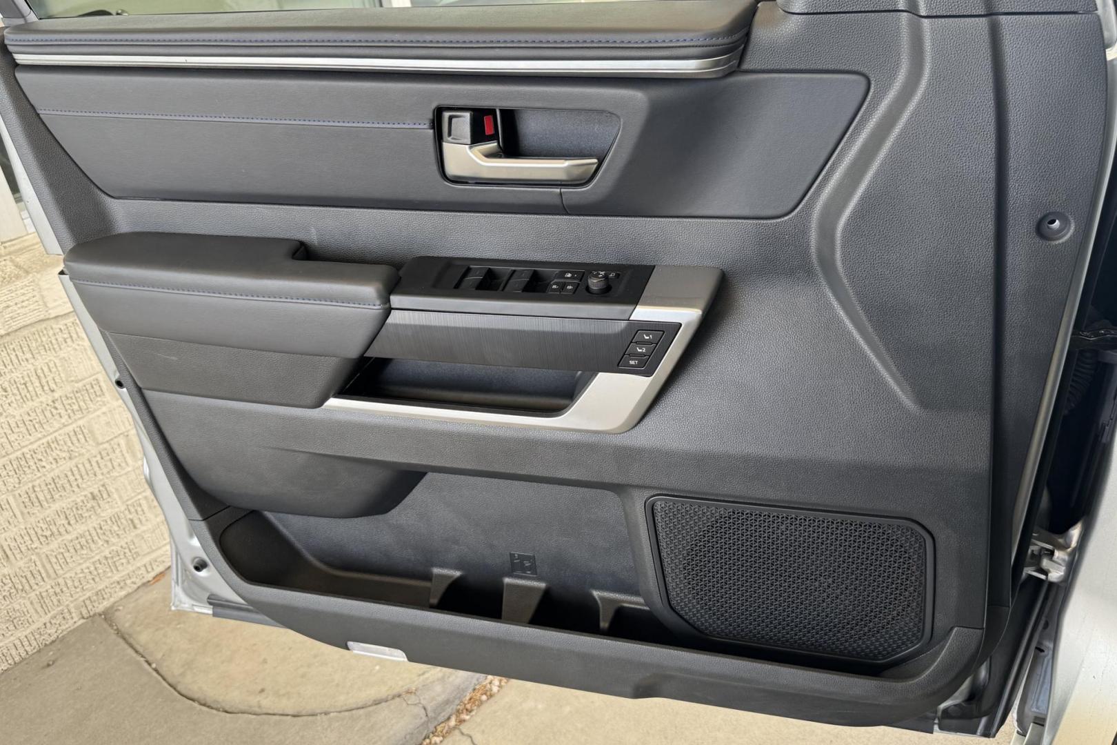 2024 Silver /Black Toyota Tundra Platinum (5TFNA5EC1RX) with an V6 3.4 Liter Twin Turbo engine, Automatic 10 Speed transmission, located at 2304 W. Main St., Boise, ID, 83702, (208) 342-7777, 43.622105, -116.218658 - A Lot Of Remaining Factory Warranty! - Photo#10