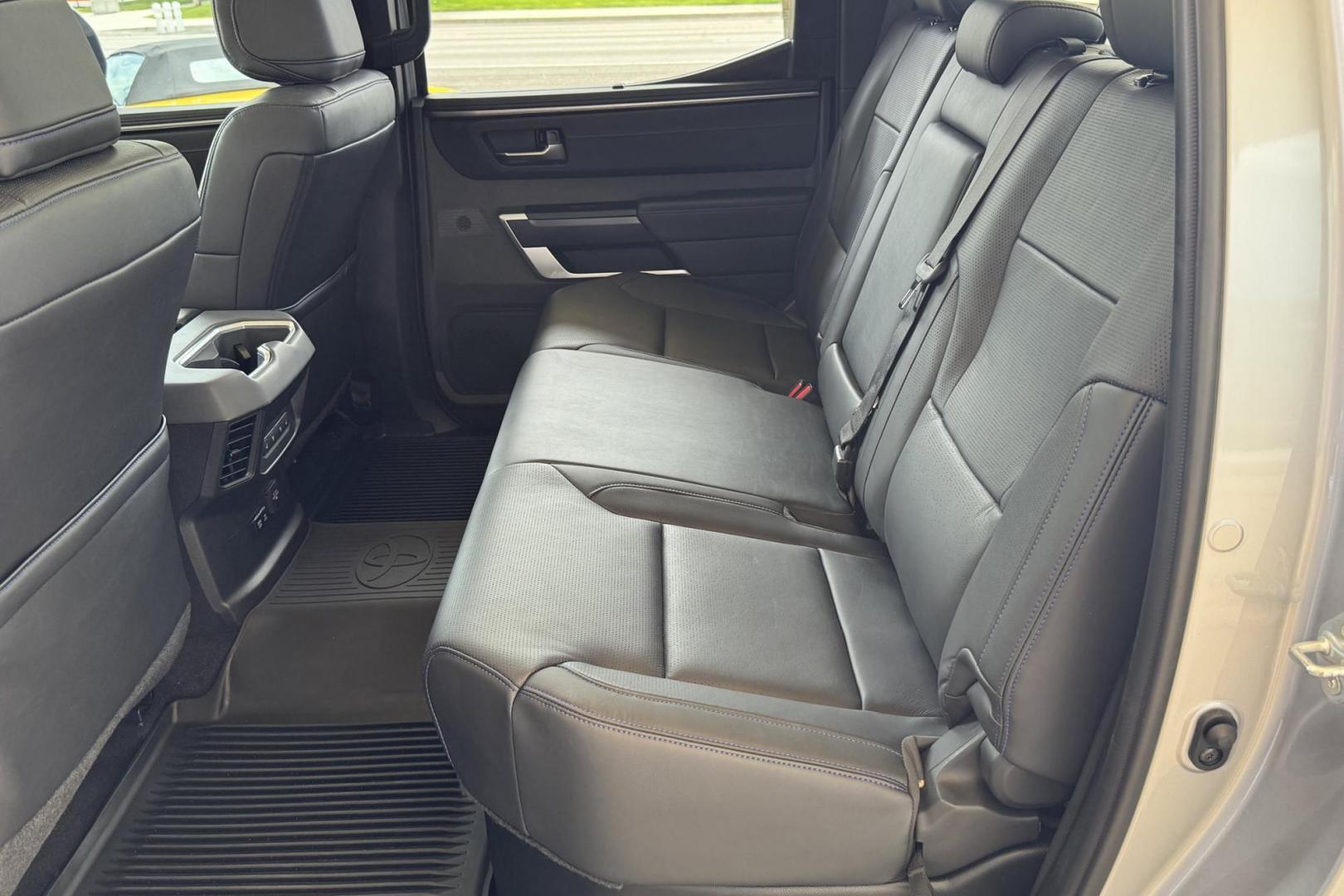 2024 Silver /Black Toyota Tundra Platinum (5TFNA5EC1RX) with an V6 3.4 Liter Twin Turbo engine, Automatic 10 Speed transmission, located at 2304 W. Main St., Boise, ID, 83702, (208) 342-7777, 43.622105, -116.218658 - A Lot Of Remaining Factory Warranty! - Photo#14