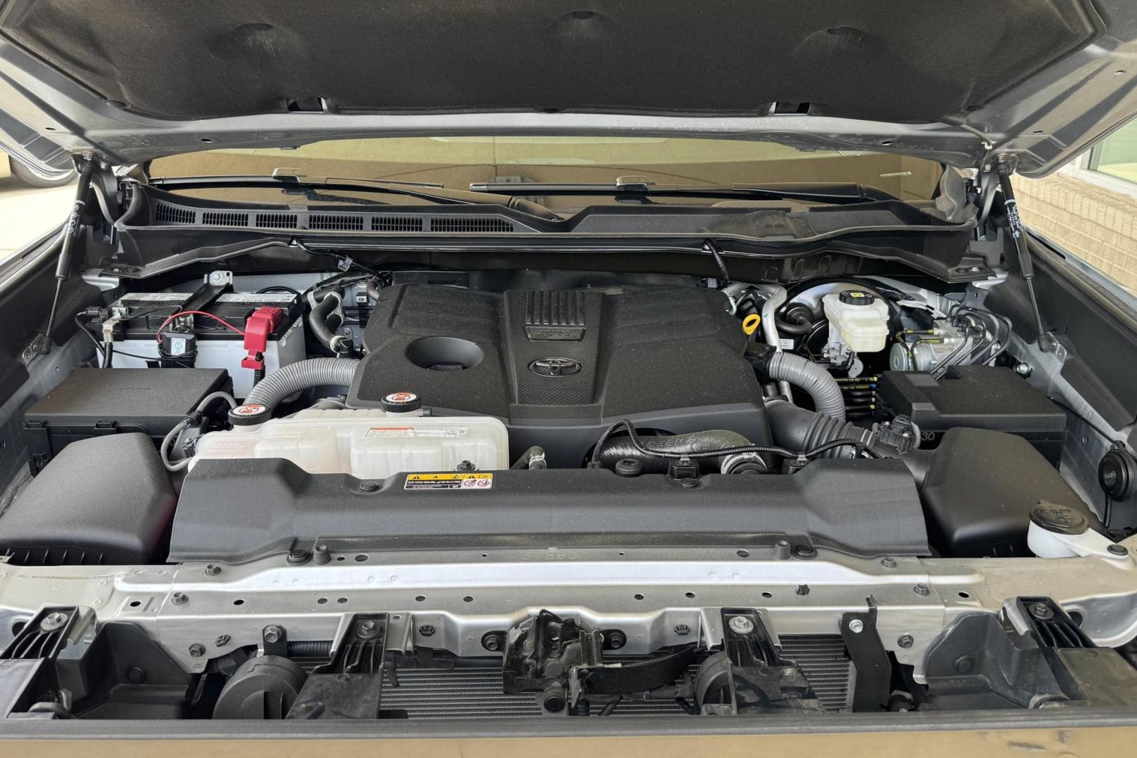 2024 Silver /Black Toyota Tundra Platinum (5TFNA5EC1RX) with an V6 3.4 Liter Twin Turbo engine, Automatic 10 Speed transmission, located at 2304 W. Main St., Boise, ID, 83702, (208) 342-7777, 43.622105, -116.218658 - A Lot Of Remaining Factory Warranty! - Photo#20