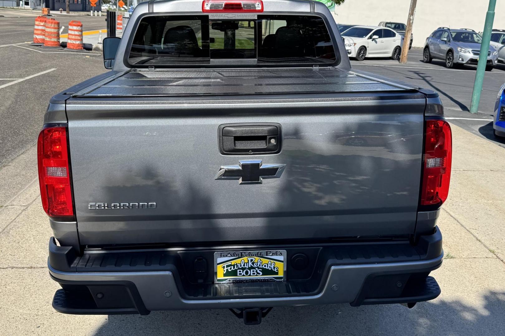 2019 Gray /Black Chevrolet Colorado Z/71 (1GCPTDE18K1) with an 4 Cyl 2.8 LiterTurbo Diesel engine, Automatic 6 Speed transmission, located at 2304 W. Main St., Boise, ID, 83702, (208) 342-7777, 43.622105, -116.218658 - Low Mileage! Great Fuel Economy! It Can Tow! - Photo#1