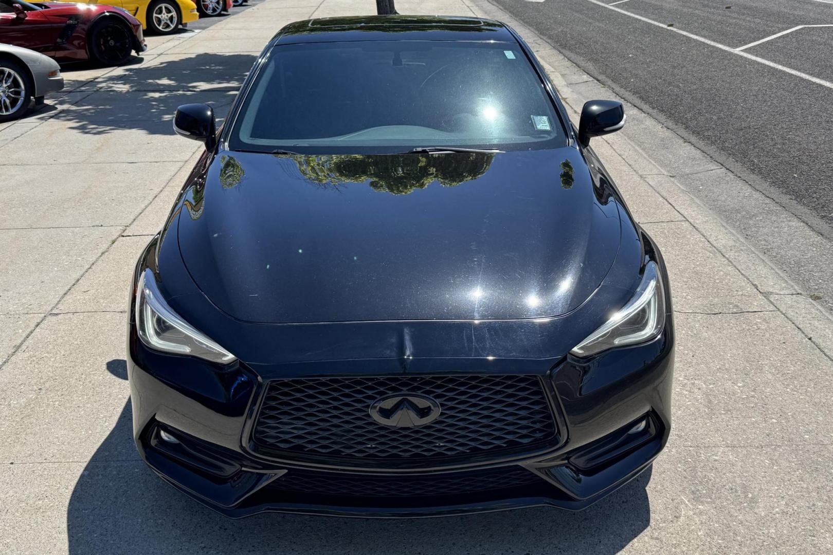 2017 Black /Black Infiniti Q60 Red Sport 400 (JN1FV7EL7HM) with an V6 3.0 Liter Twin Turbo engine, Automatic 7 Speed transmission, located at 2304 W. Main St., Boise, ID, 83702, (208) 342-7777, 43.622105, -116.218658 - All Wheel Drive Road Rocket! This One Is Clean! - Photo#3