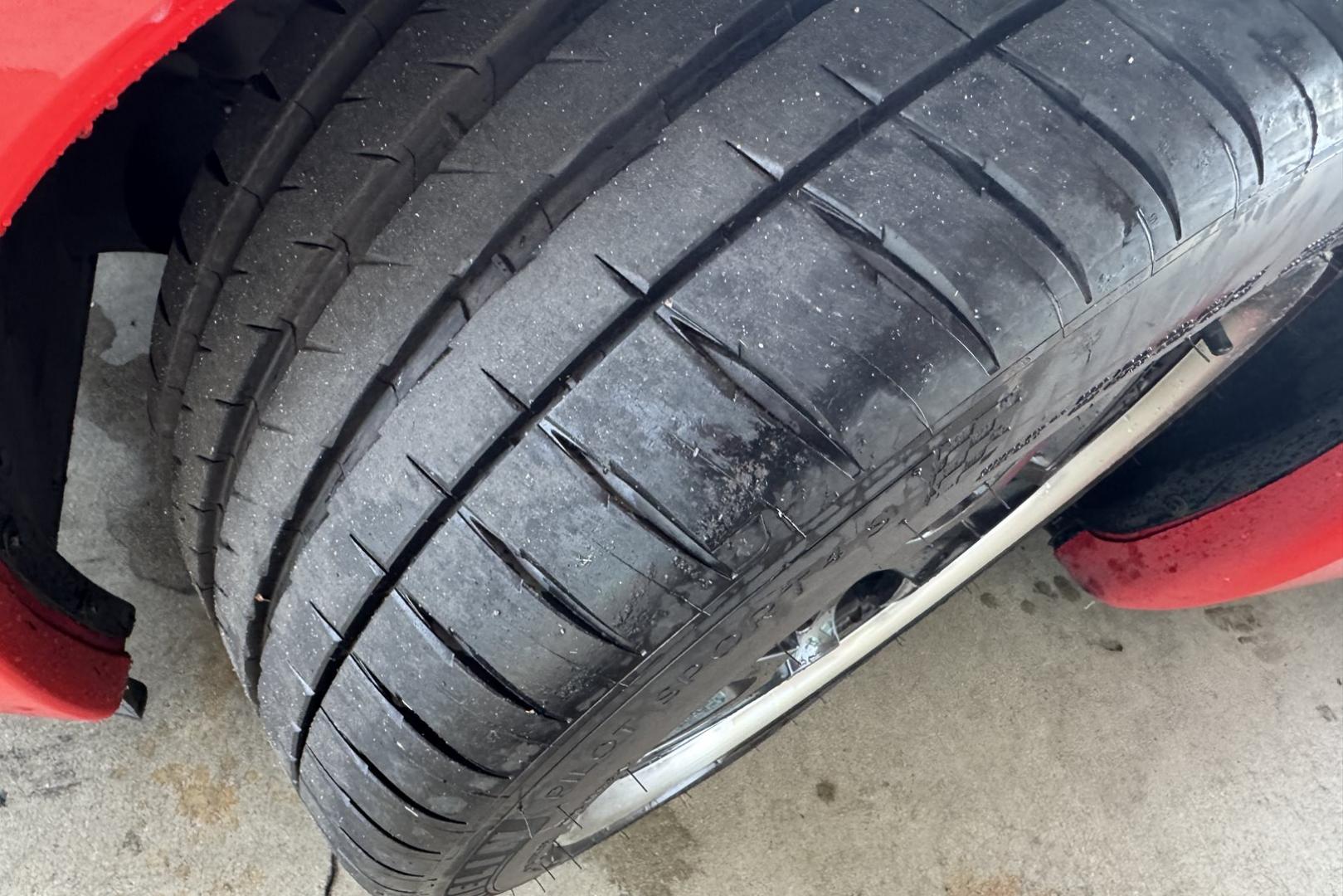 2002 Victory Red /Red/Black Chevrolet Corvette Z06 (1G1YY12S725) with an V8 5.7 Liter engine, 6 Speed Manual transmission, located at 2304 W. Main St., Boise, ID, 83702, (208) 342-7777, 43.622105, -116.218658 - LS6 405 Horse Power! - Photo#9