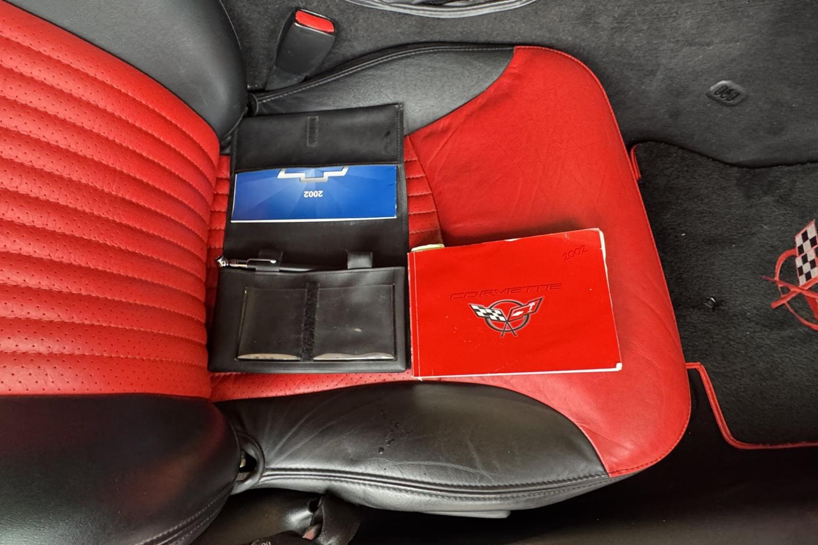 2002 Victory Red /Red/Black Chevrolet Corvette Z06 (1G1YY12S725) with an V8 5.7 Liter engine, 6 Speed Manual transmission, located at 2304 W. Main St., Boise, ID, 83702, (208) 342-7777, 43.622105, -116.218658 - LS6 405 Horse Power! - Photo#16