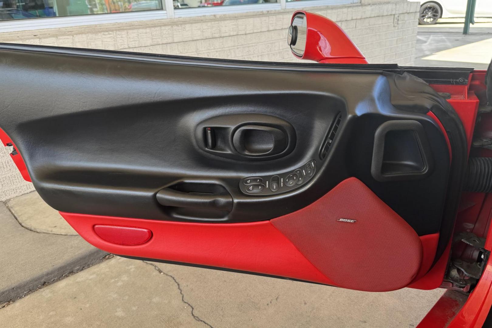 2002 Victory Red /Red/Black Chevrolet Corvette Z06 (1G1YY12S725) with an V8 5.7 Liter engine, 6 Speed Manual transmission, located at 2304 W. Main St., Boise, ID, 83702, (208) 342-7777, 43.622105, -116.218658 - LS6 405 Horse Power! - Photo#4