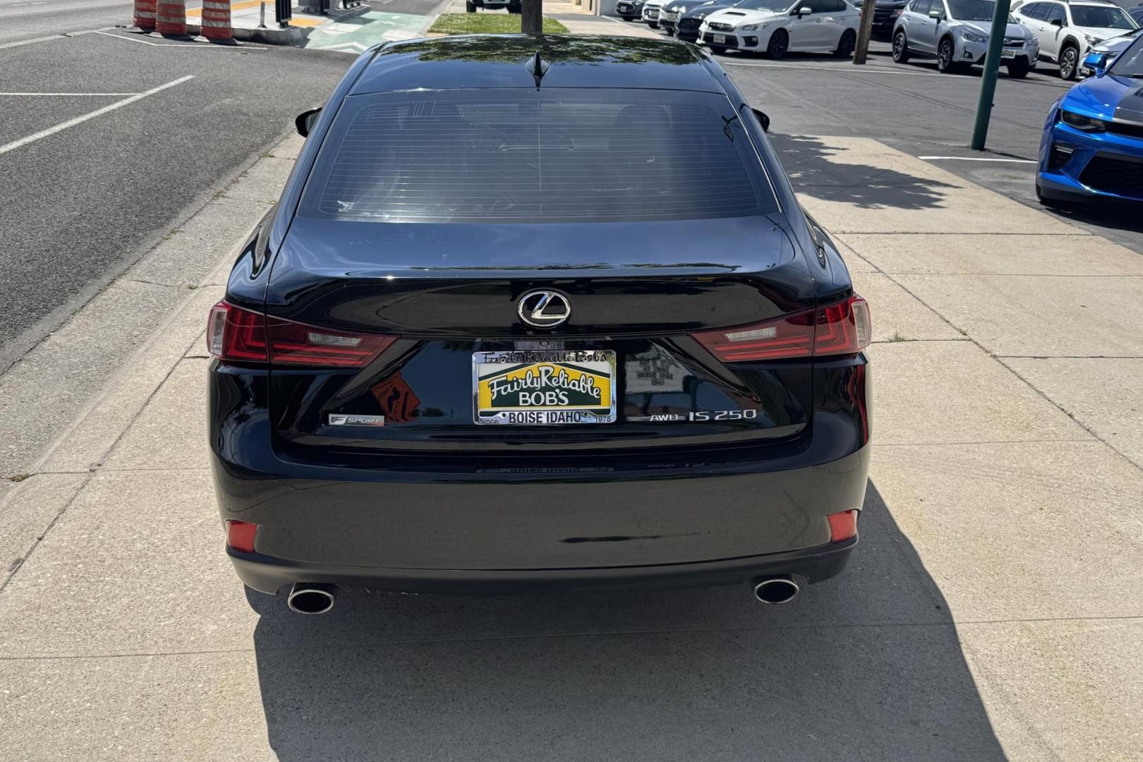 2015 Black /Black Lexus IS 250 F-Sport (JTHCF1D27F5) with an V6 2.5 Liter engine, Automatic 6 Speed transmission, located at 2304 W. Main St., Boise, ID, 83702, (208) 342-7777, 43.622105, -116.218658 - New Tires! Stunning Car! - Photo#1