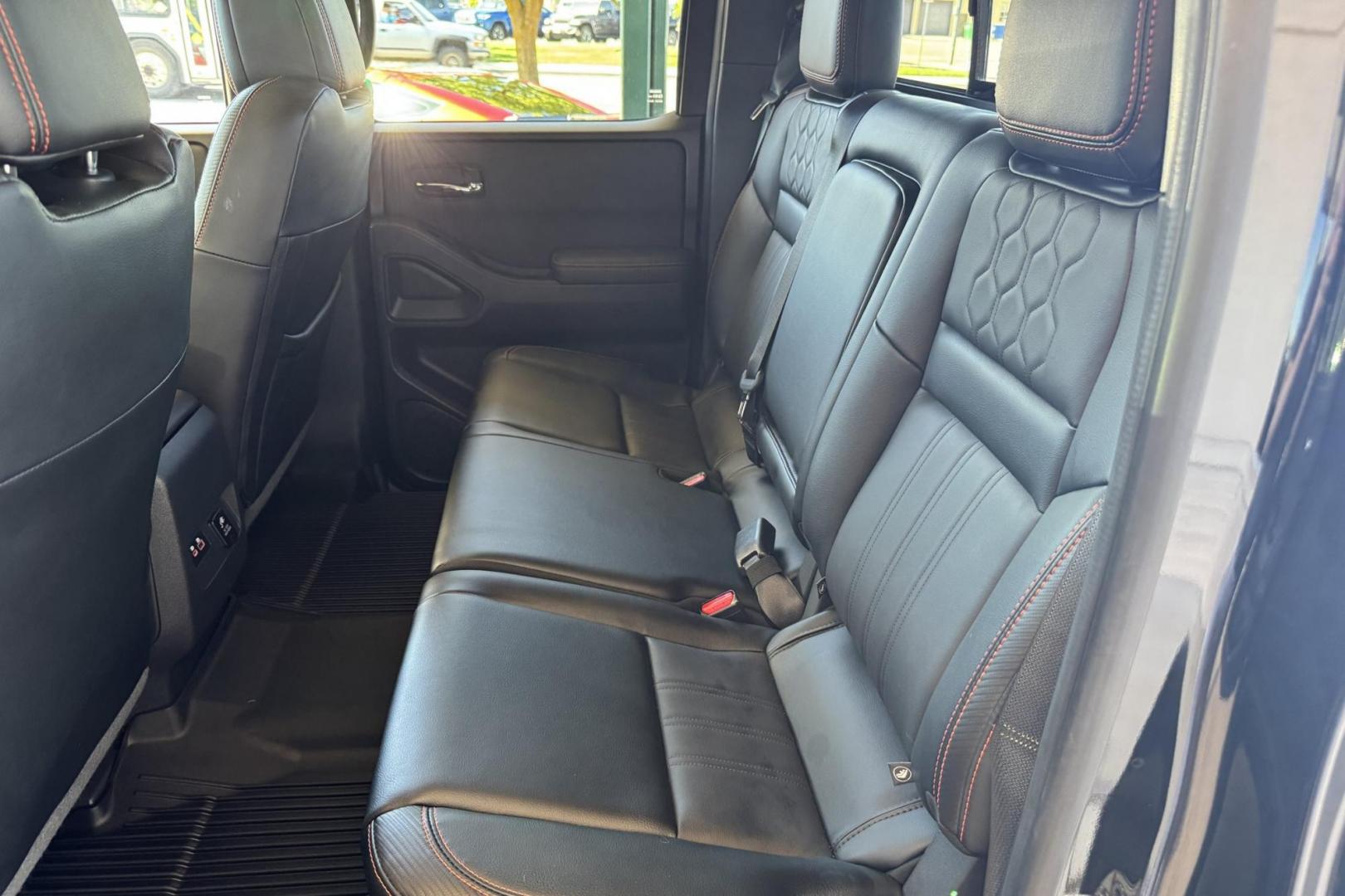 2023 Black /Black Nissan Frontier PRO-4X (1N6ED1EKXPN) with an V6 3.8 Liter engine, Automatic 9 Speed transmission, located at 2304 W. Main St., Boise, ID, 83702, (208) 342-7777, 43.622105, -116.218658 - Remaining Factory Warranty! Really Cool Truck! - Photo#15
