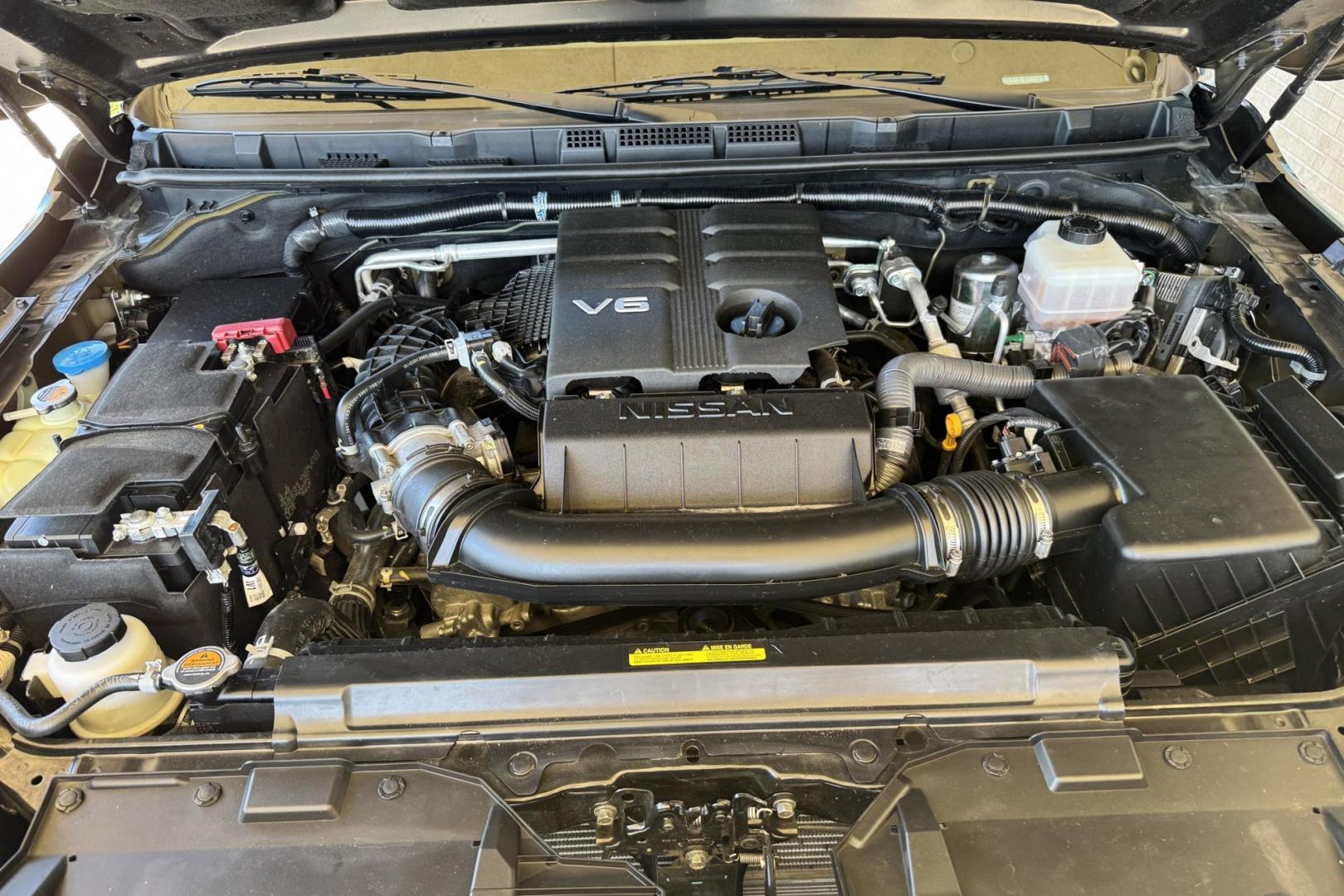 2023 Black /Black Nissan Frontier PRO-4X (1N6ED1EKXPN) with an V6 3.8 Liter engine, Automatic 9 Speed transmission, located at 2304 W. Main St., Boise, ID, 83702, (208) 342-7777, 43.622105, -116.218658 - Remaining Factory Warranty! Really Cool Truck! - Photo#20