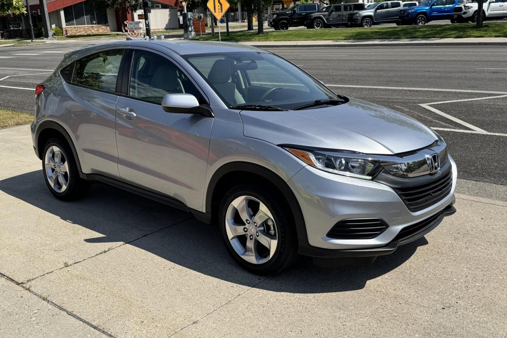 2020 Silver /Gray Honda HR-V LX (3CZRU6H3XLM) with an 4 Cyl 1.8 Liter engine, Automatic transmission, located at 2304 W. Main St., Boise, ID, 83702, (208) 342-7777, 43.622105, -116.218658 - New Tires! All Wheel Drive! Great On Gas Mileage! - Photo#2