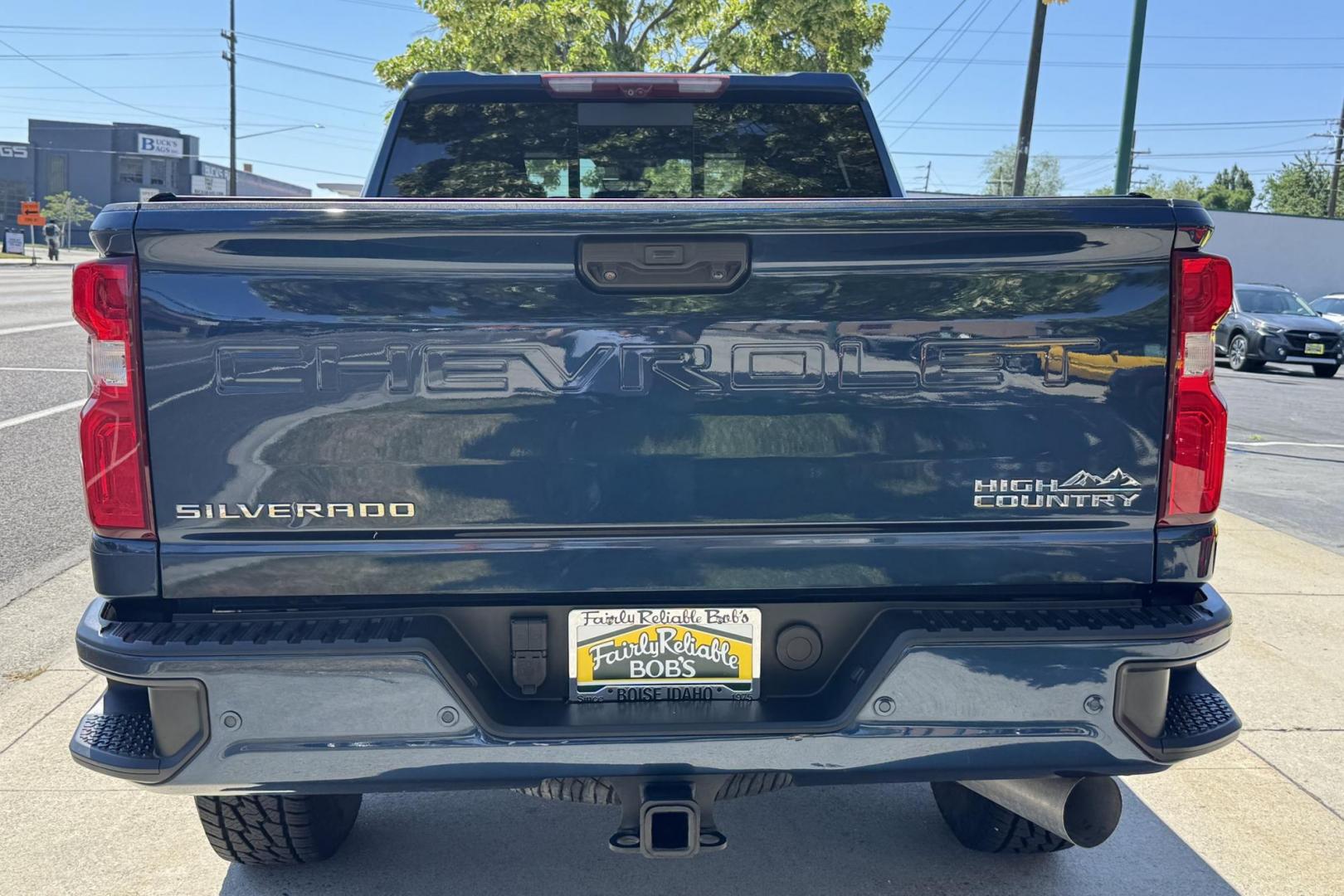 2020 Northsky Blue Metallic /Jet Black Chevrolet Silverado 3500HD High Country (1GC4YVEYXLF) with an V8 6.6 Liter Turbo Duramax Diesel engine, Automatic 10 Speed transmission, located at 2304 W. Main St., Boise, ID, 83702, (208) 342-7777, 43.622105, -116.218658 - New Tires! Highly Optioned! Ready To Tow! - Photo#1