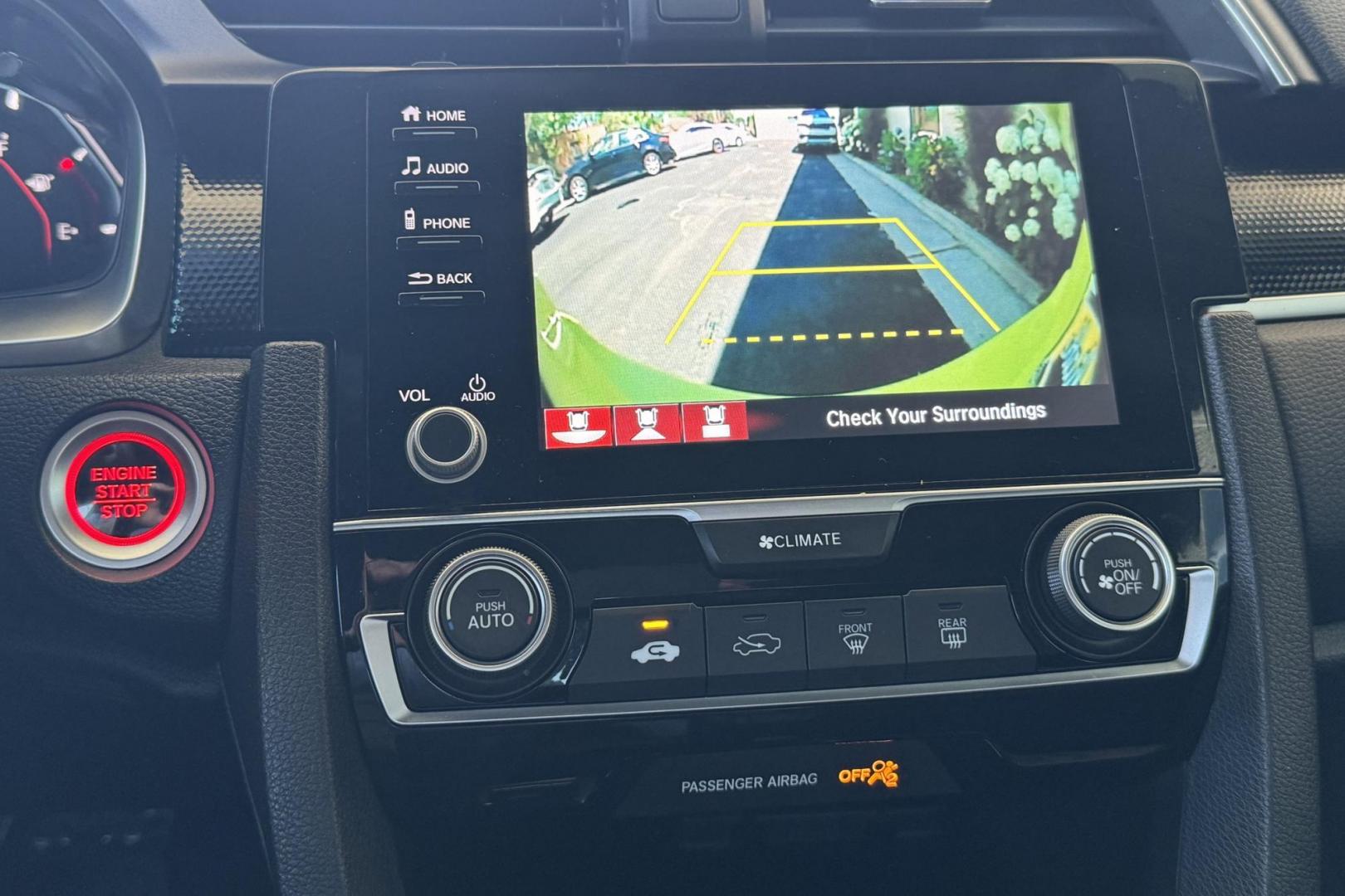 2019 Tonic Yellow Pearl /Black Honda Civic Sport (2HGFC4B82KH) with an 4 Cyl 2.0 Liter engine, Automatic transmission, located at 2304 W. Main St., Boise, ID, 83702, (208) 342-7777, 43.622105, -116.218658 - New Tires! Striking Color! - Photo#4